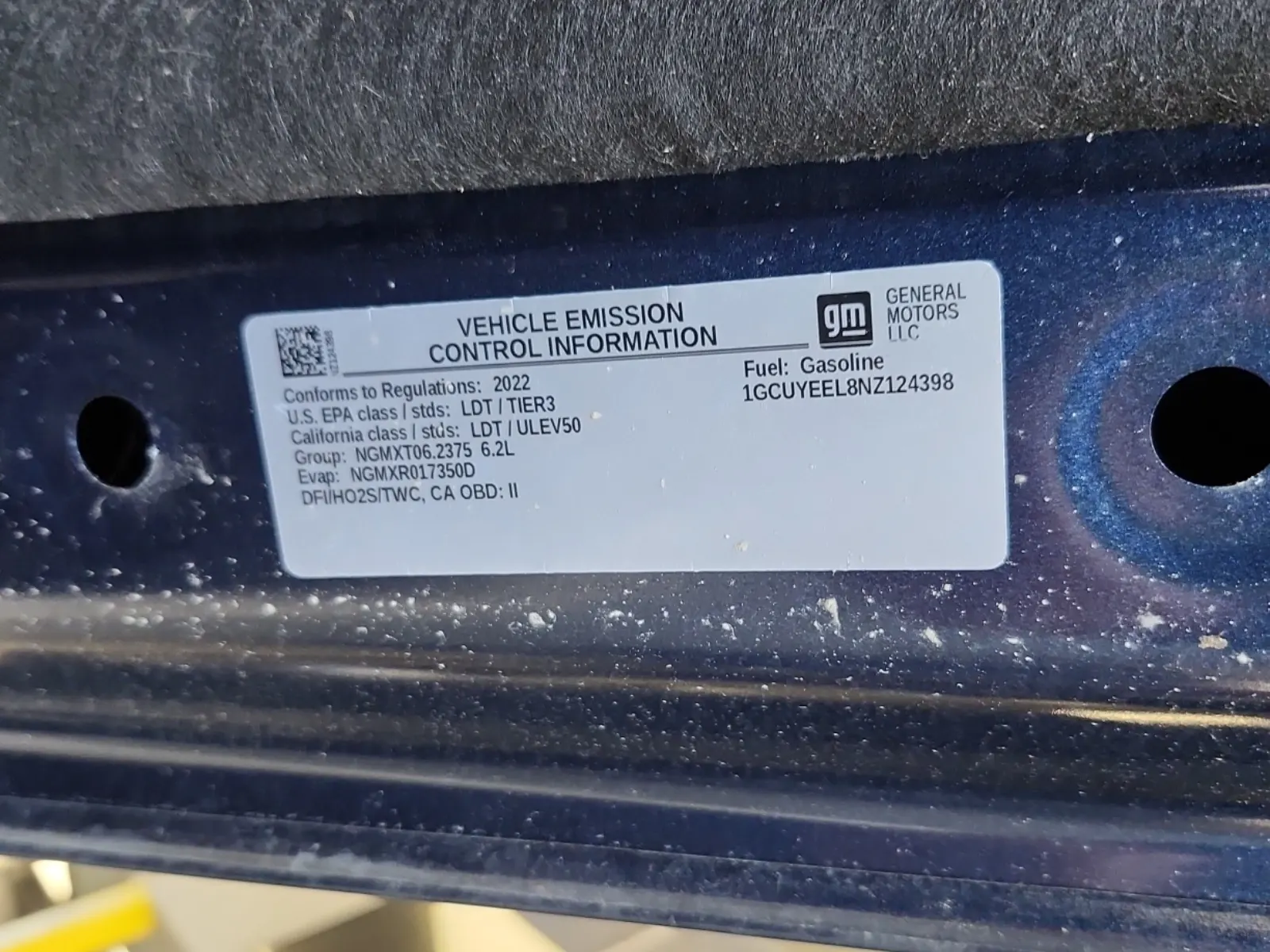 Emission Sticker Photo