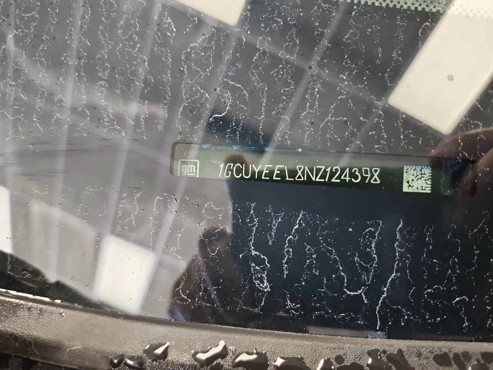 Dash VIN Plate Photo
