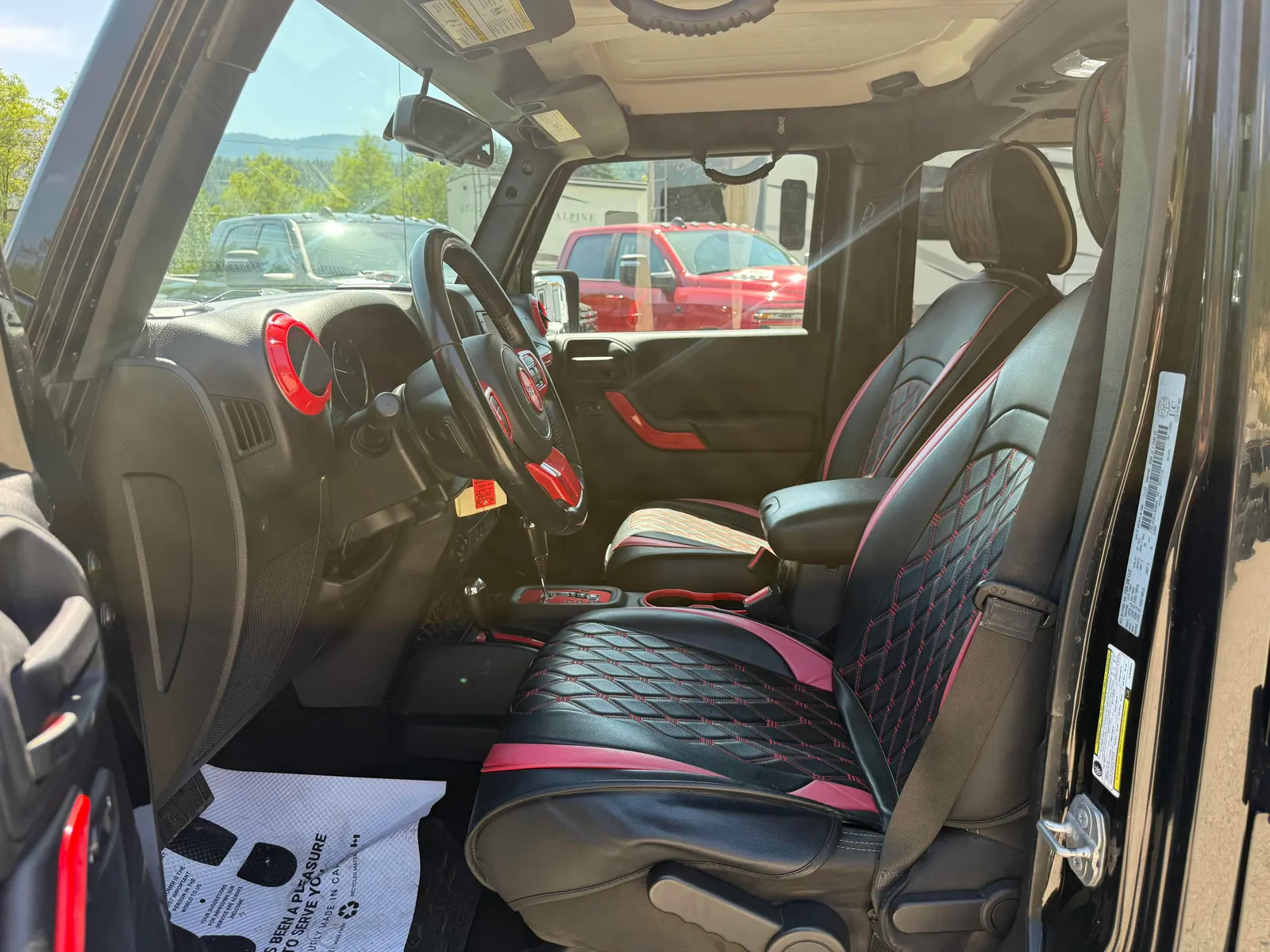 Interior driver side