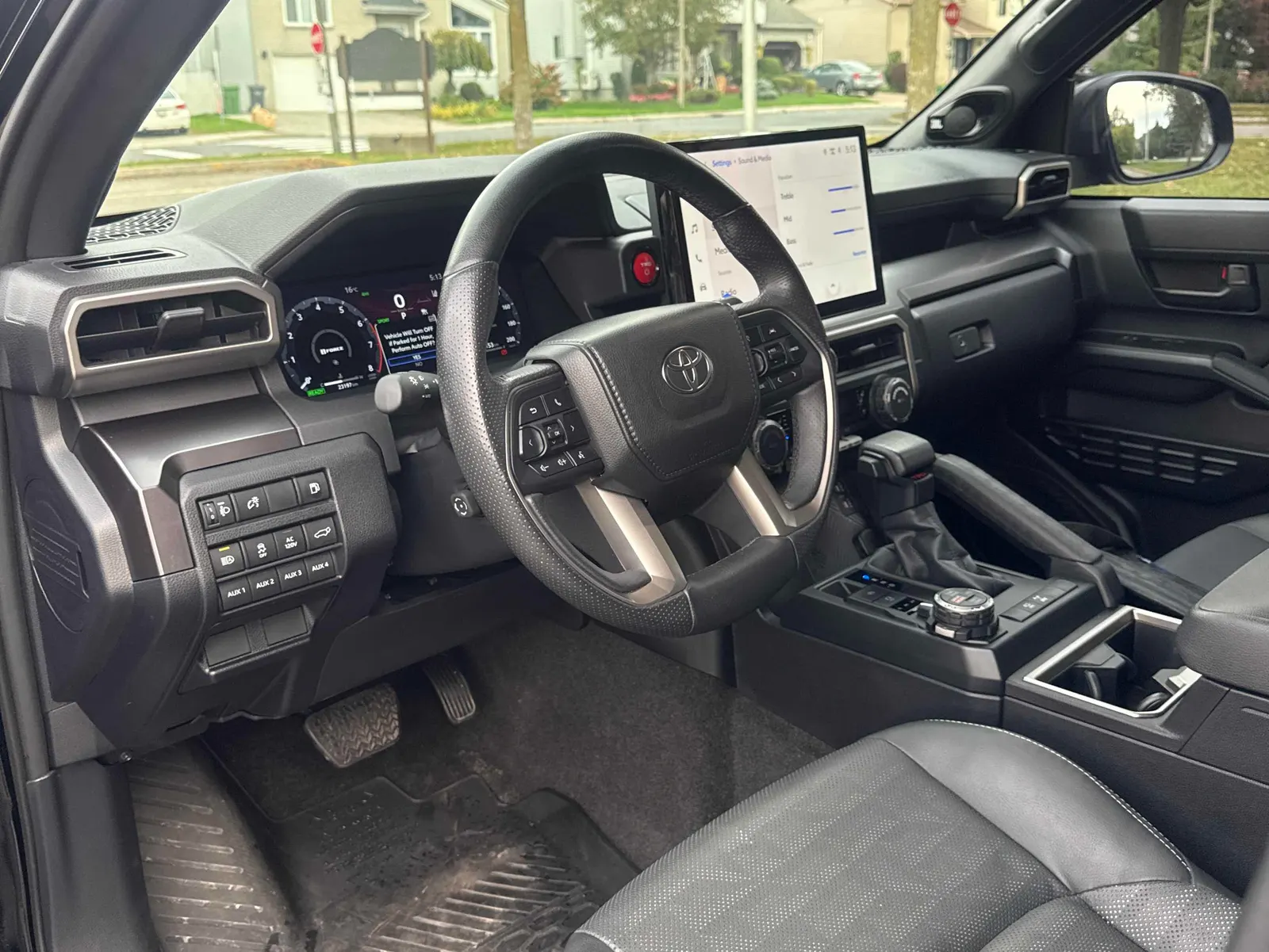 Interior driver side