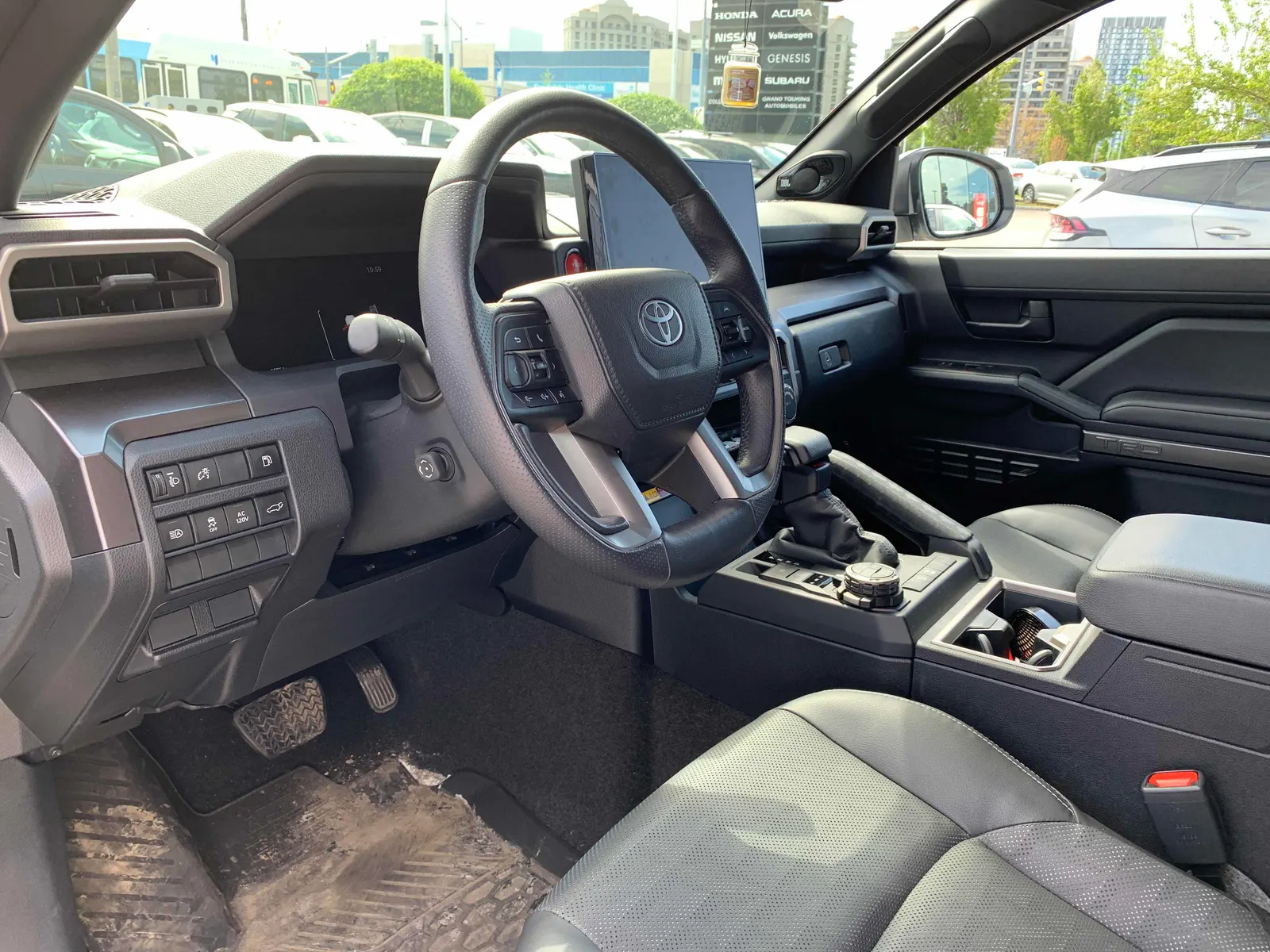 Interior driver side