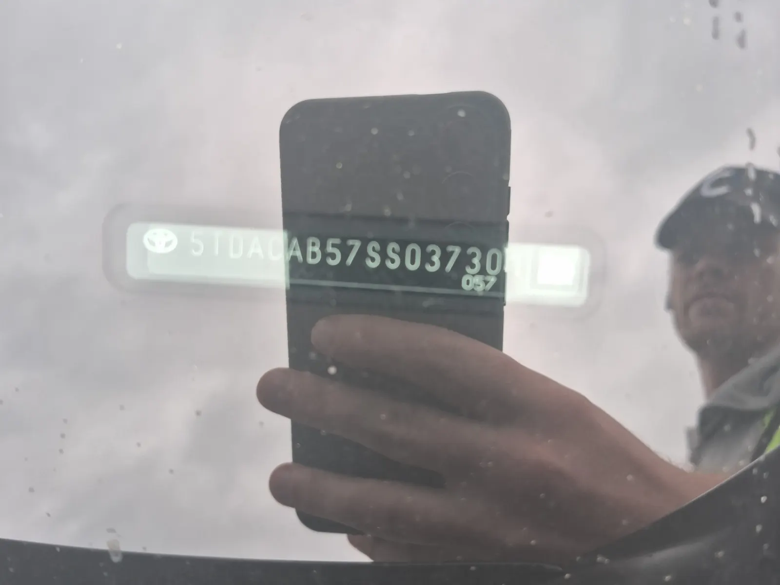 Dash VIN Plate Photo