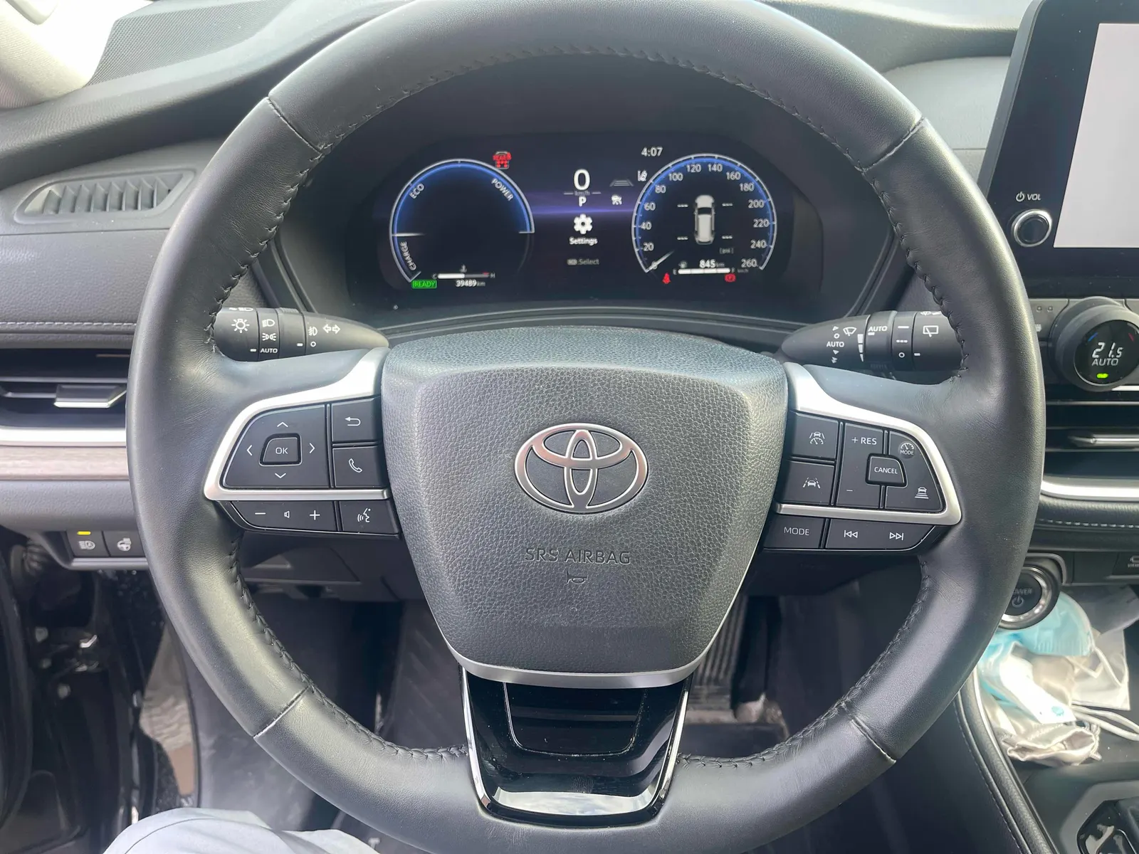 Interior driver side