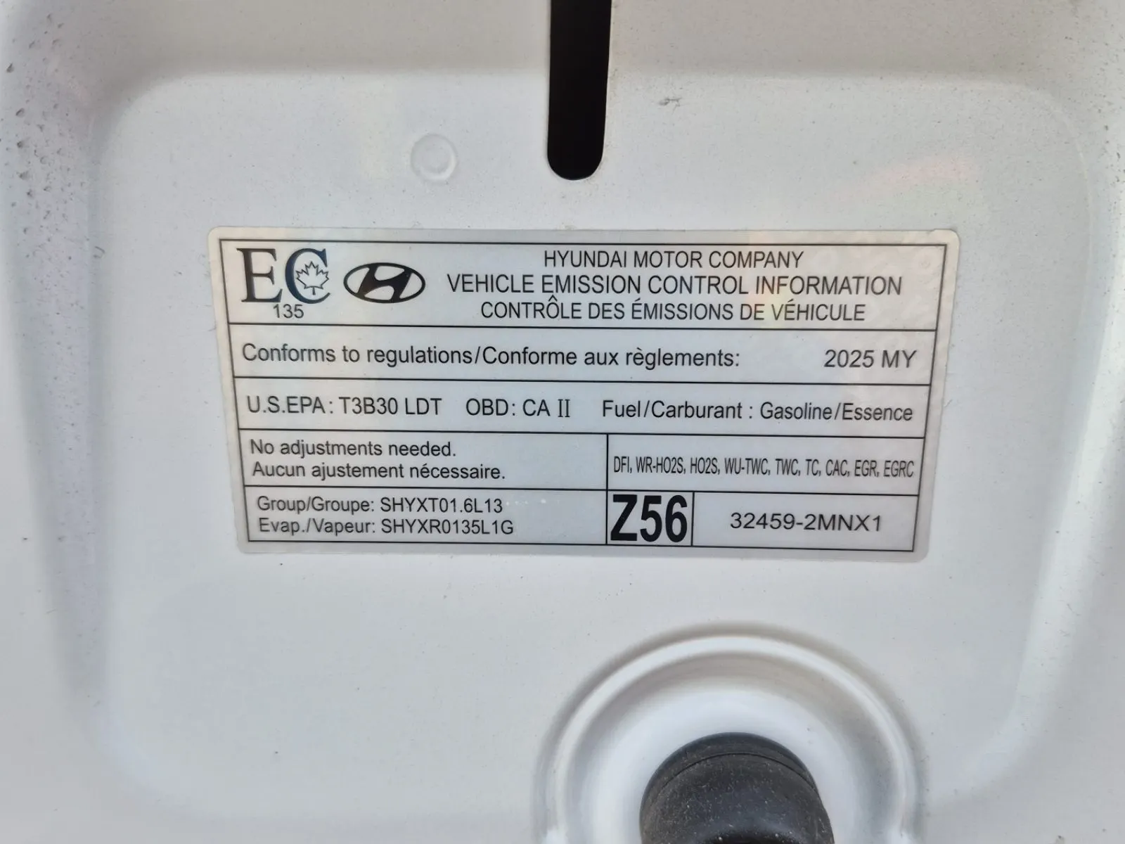 Emission Sticker Photo