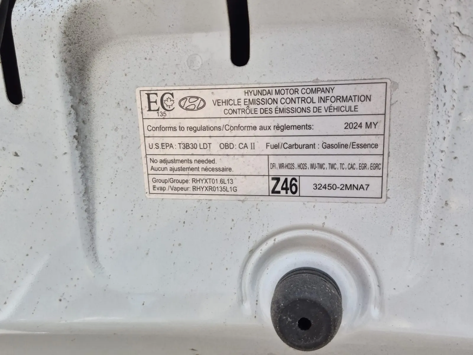 Emission Sticker Photo