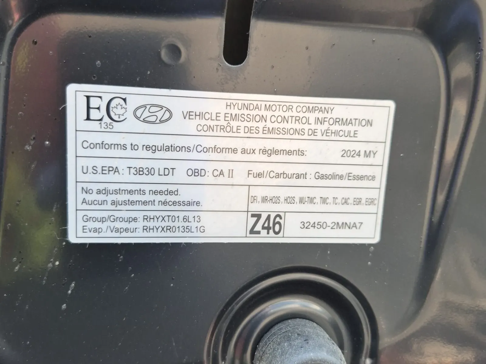 Emission Sticker Photo