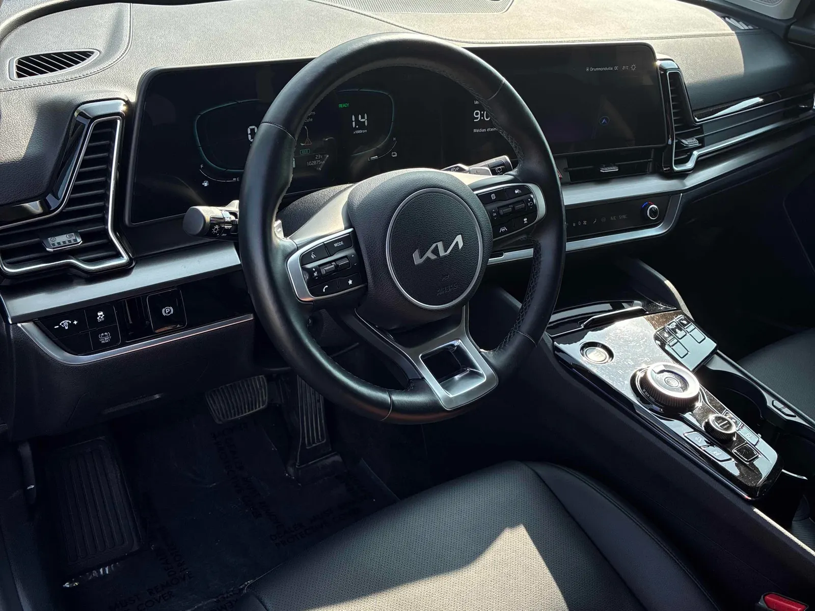 Interior driver side
