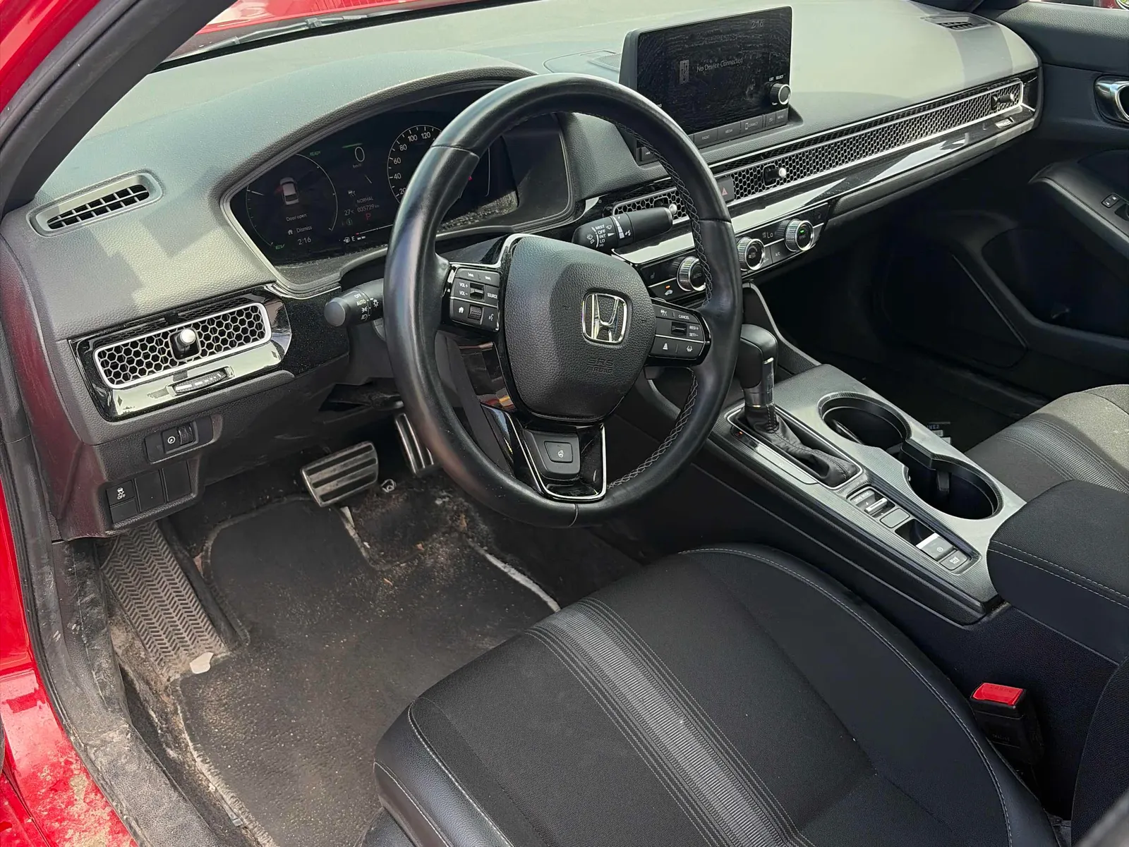 Interior driver side