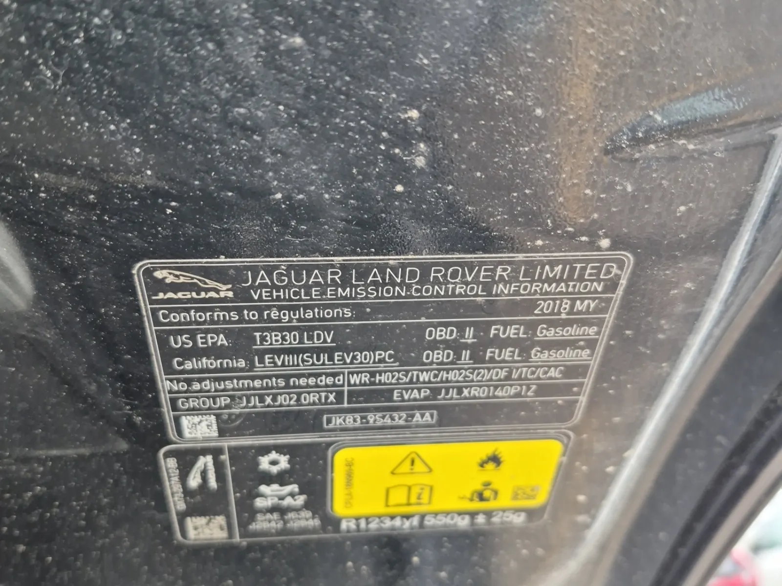 Emission Sticker Photo