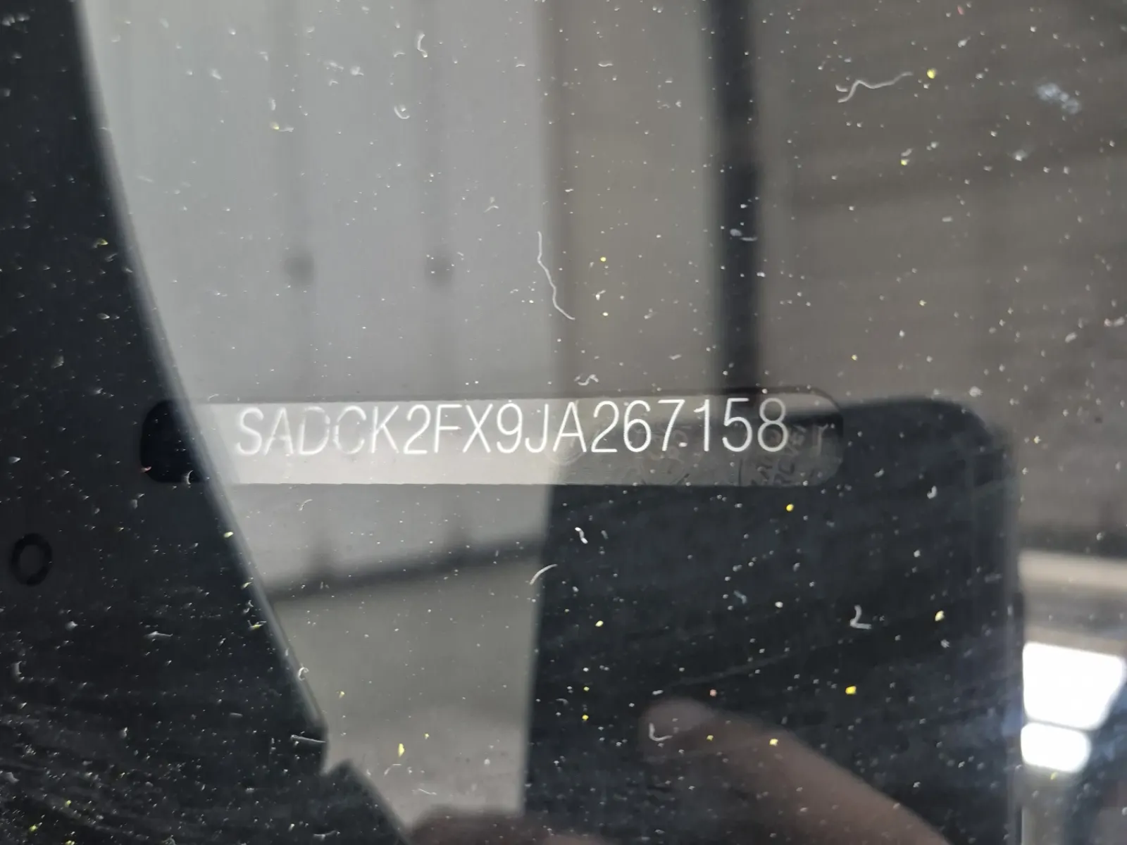VIN Sticker Photo