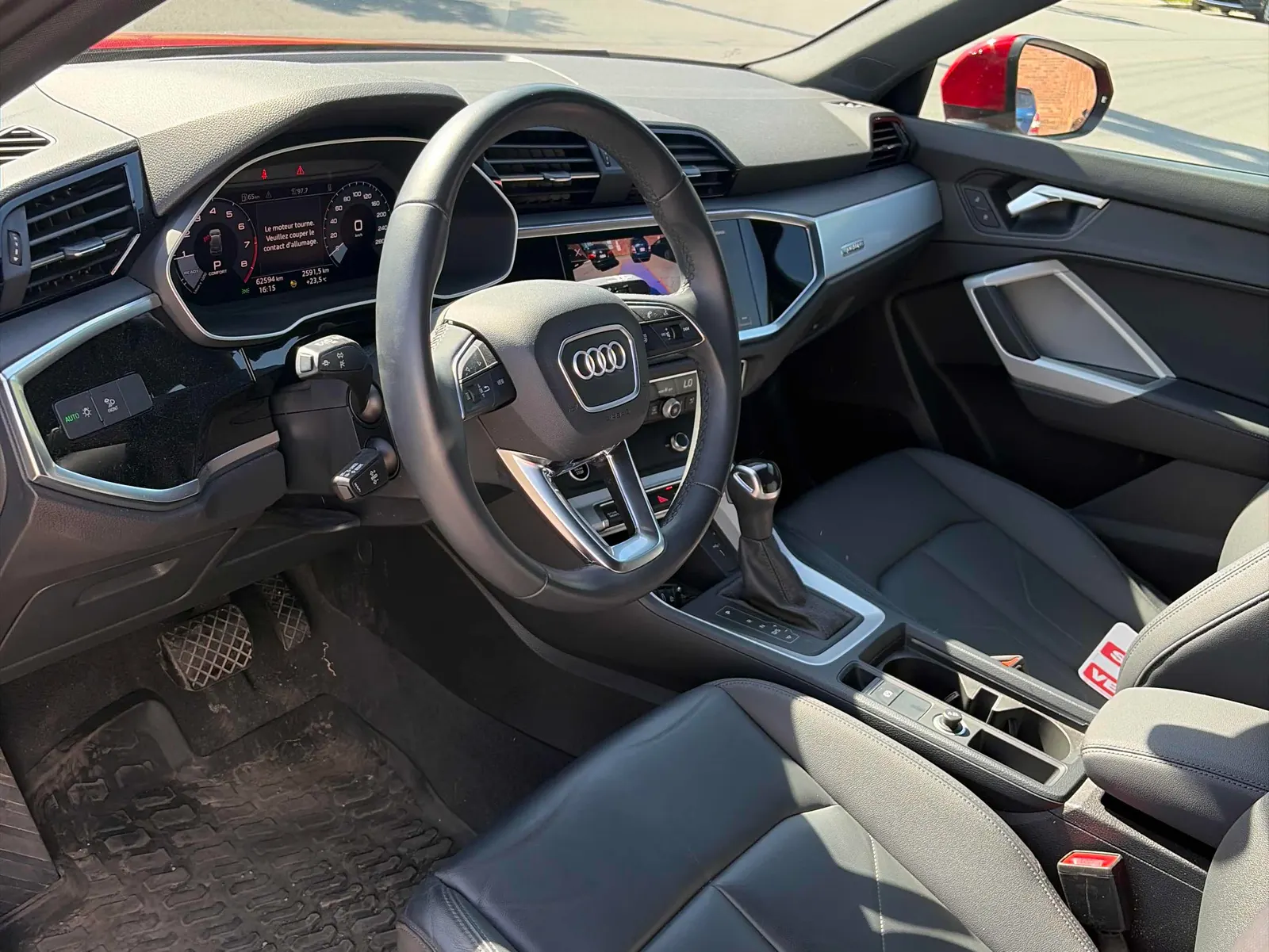 Interior driver side