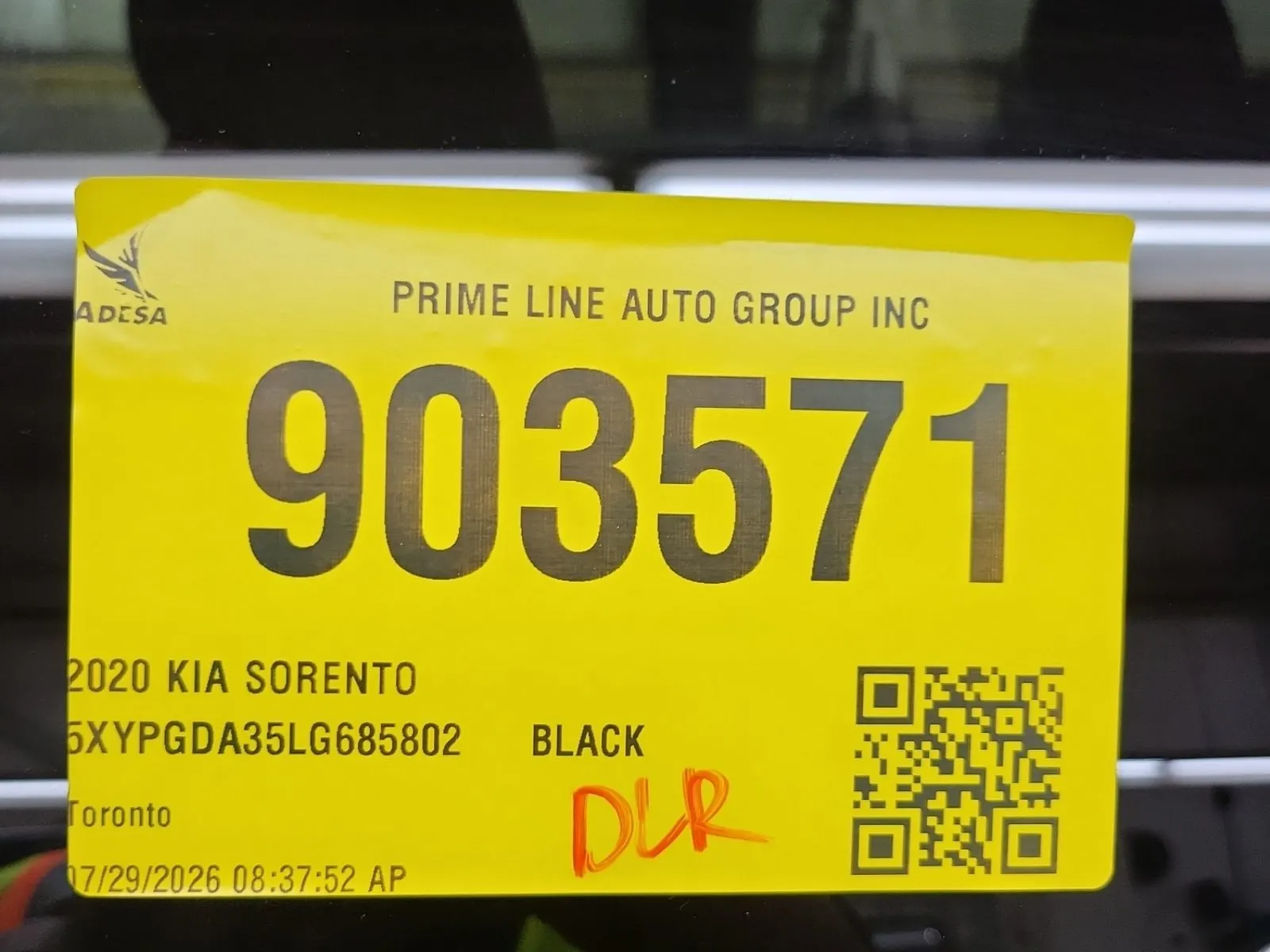 Inventory Label Photo