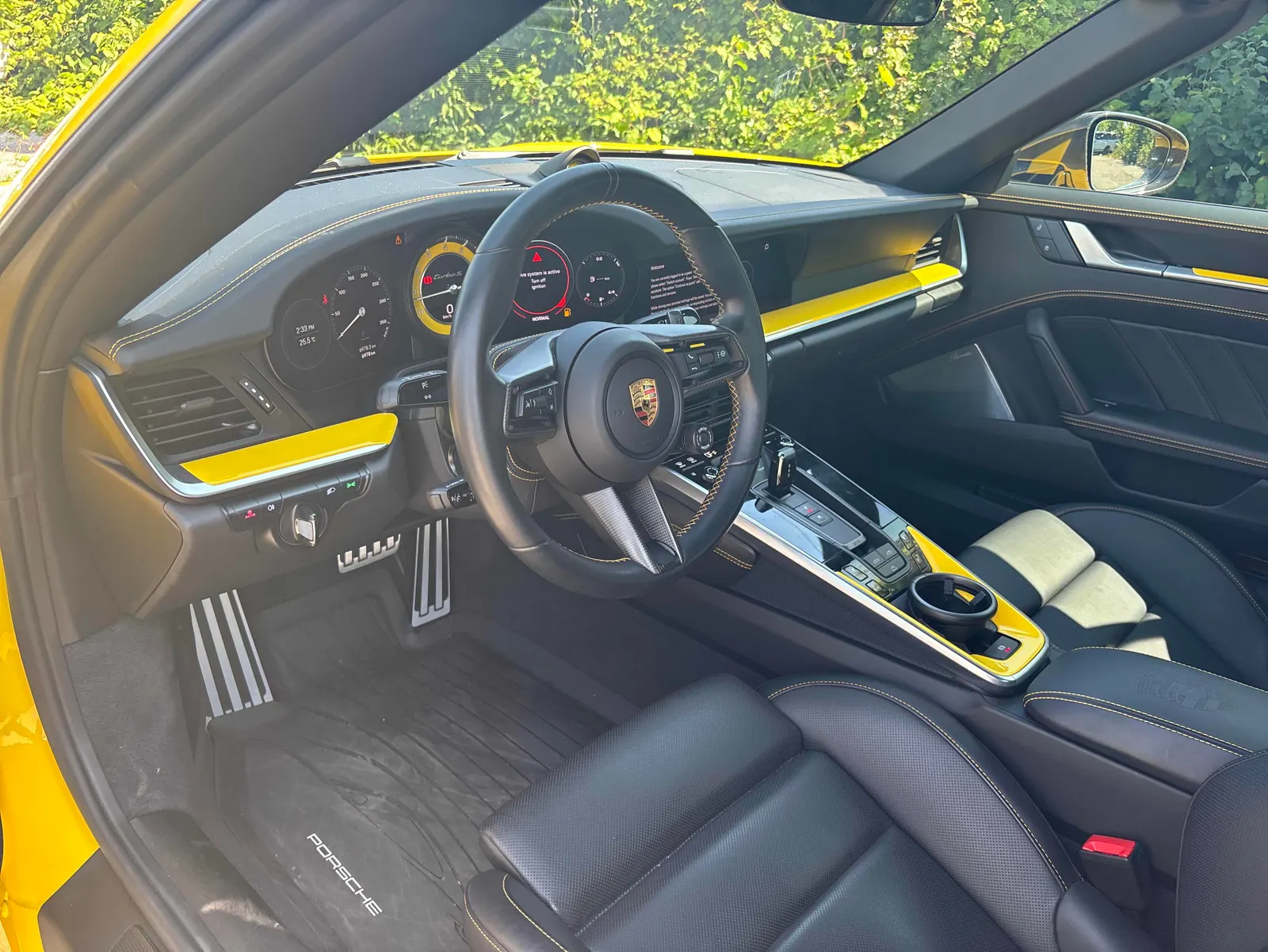 Interior driver side