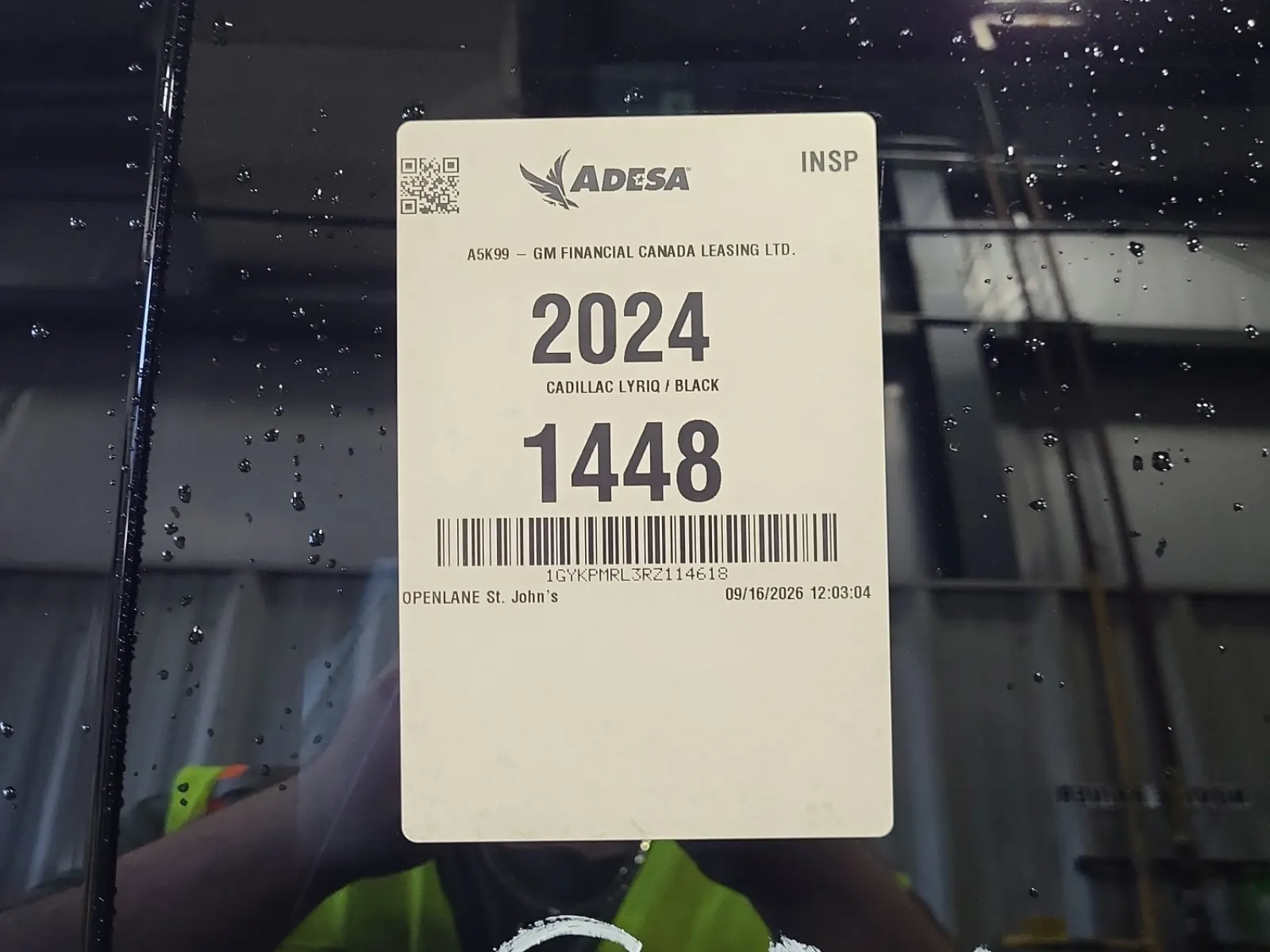 Inventory Label Photo