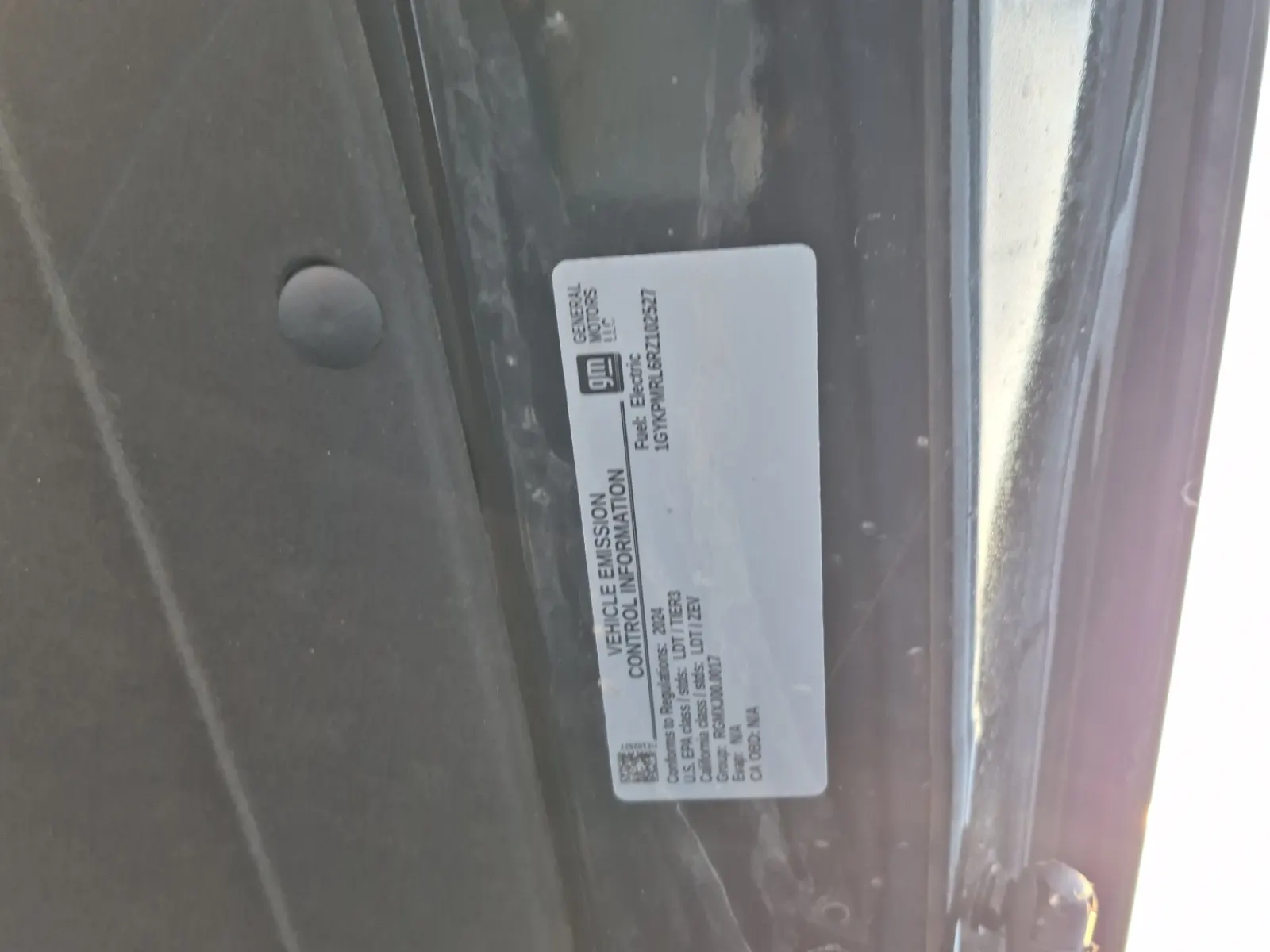 Emission Sticker Photo