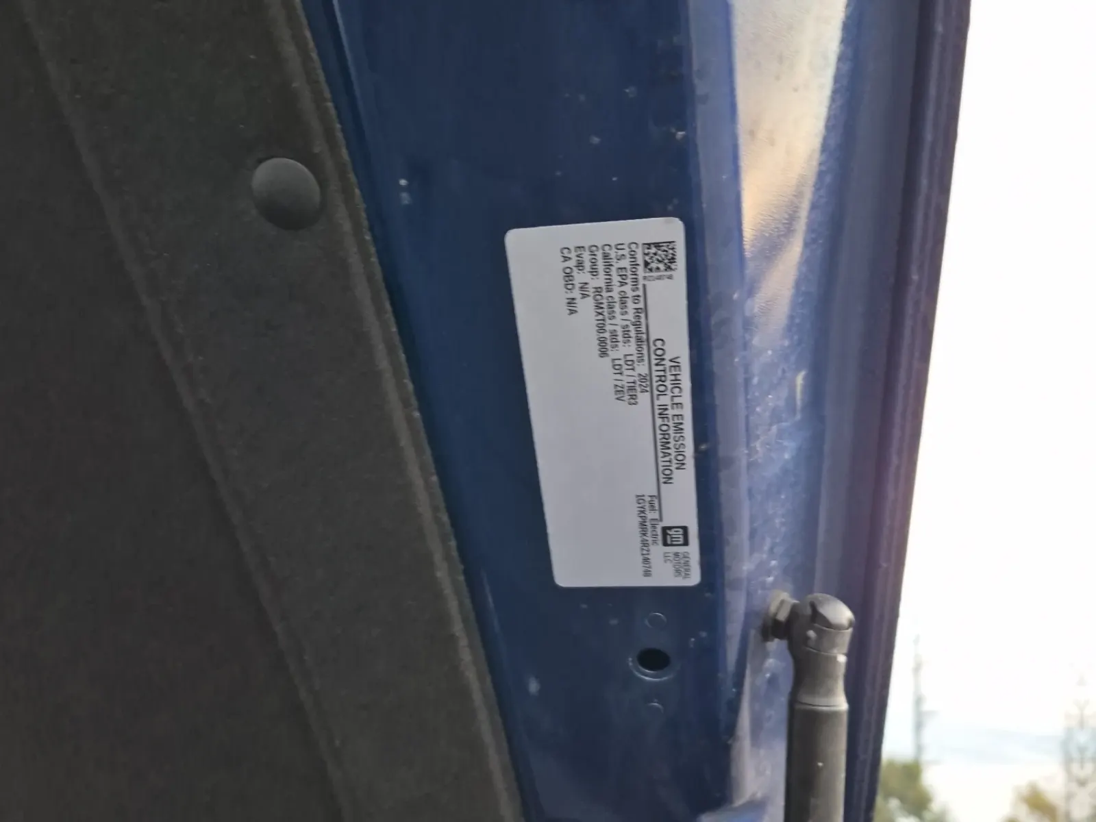 Emission Sticker Photo