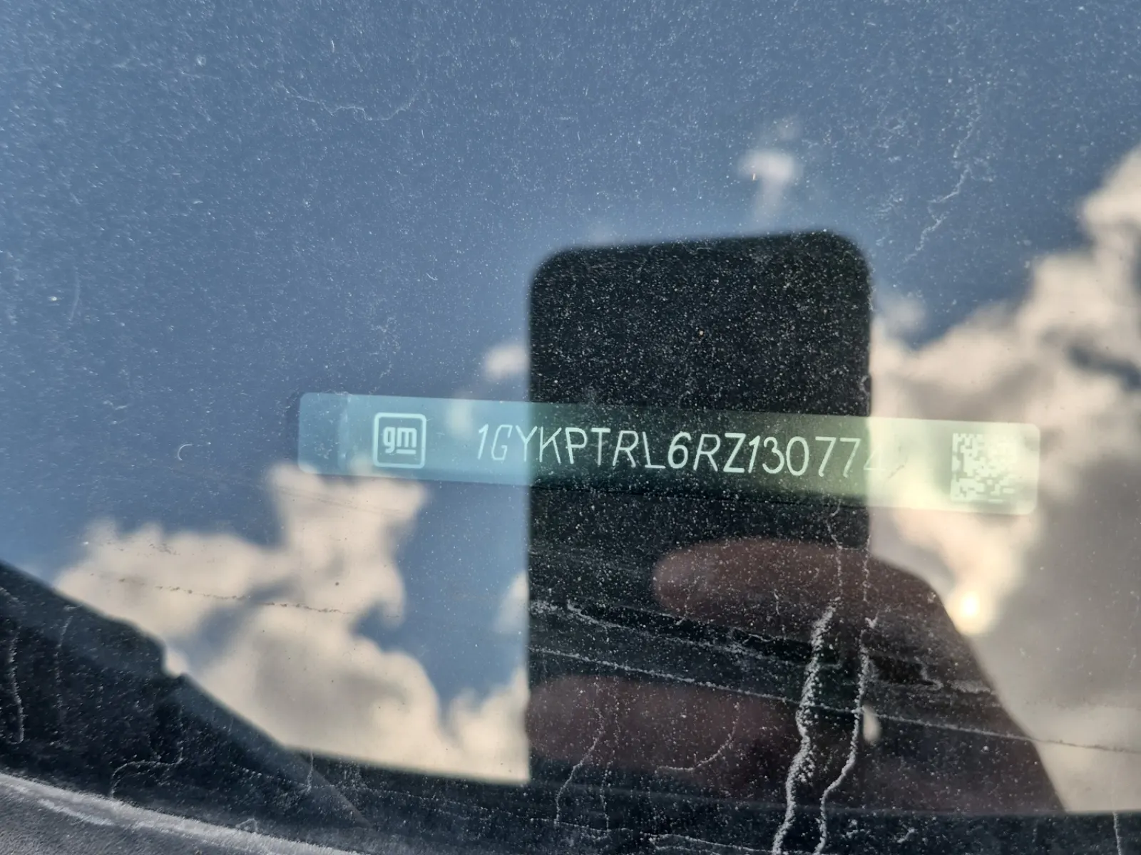 Dash VIN Plate Photo