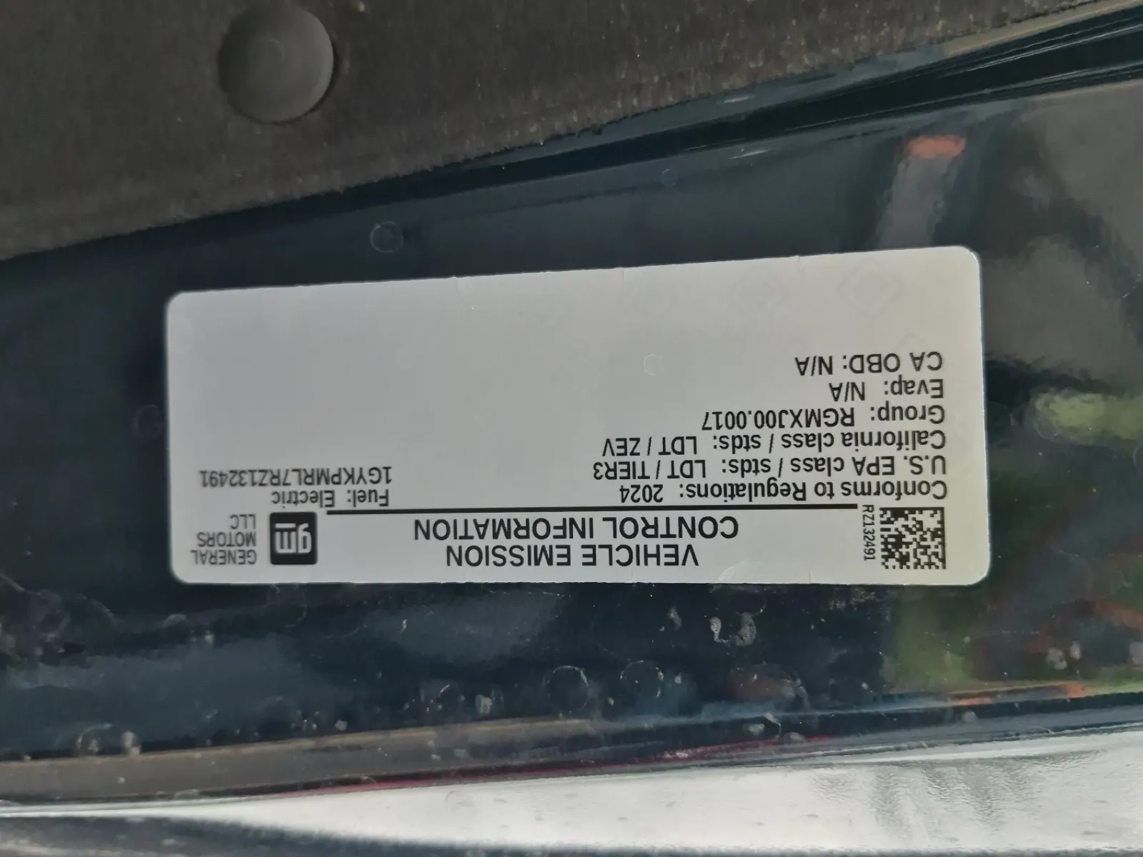 Emission Sticker Photo