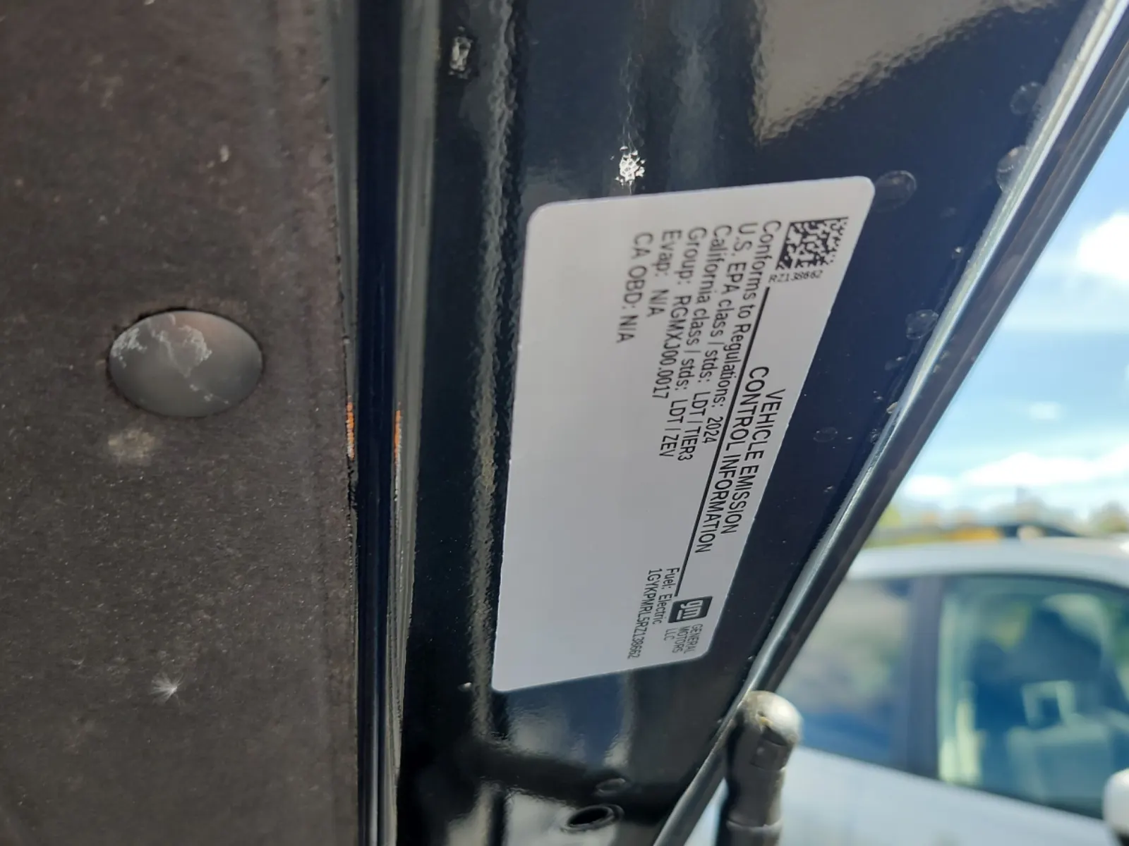 Emission Sticker Photo