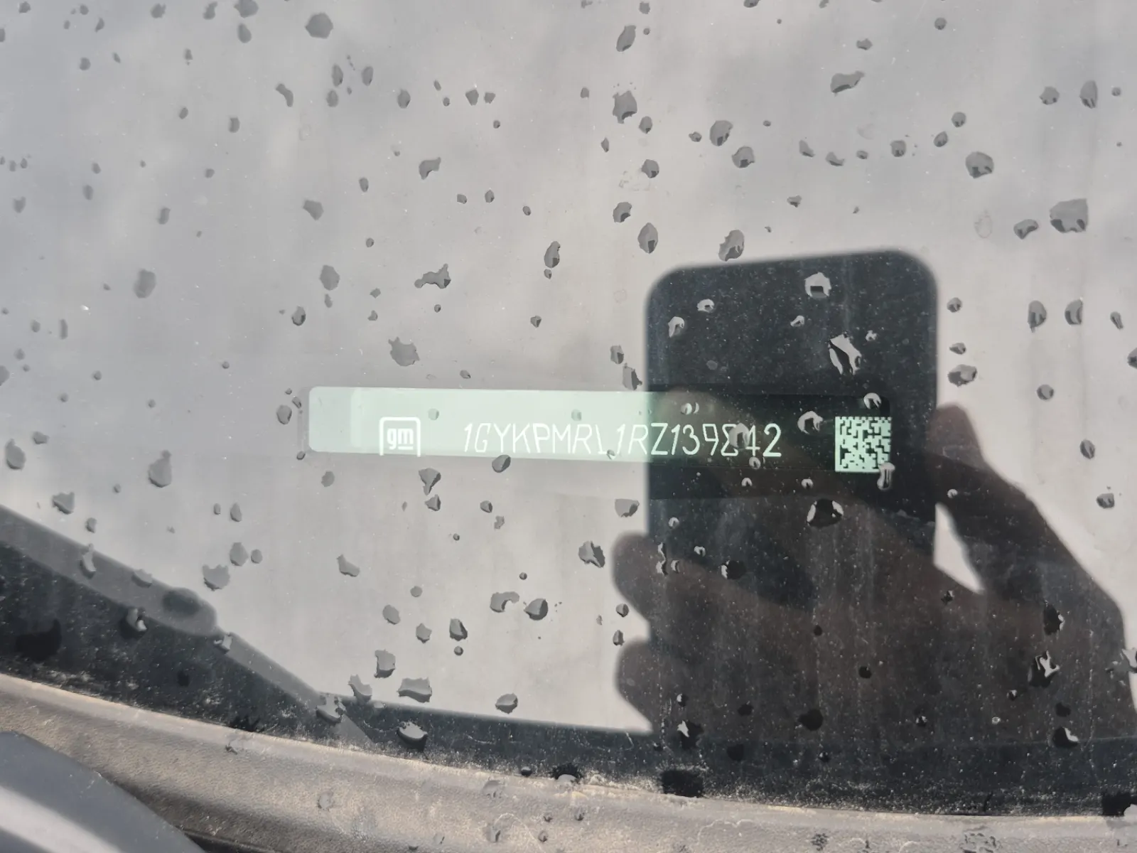 Dash VIN Plate Photo