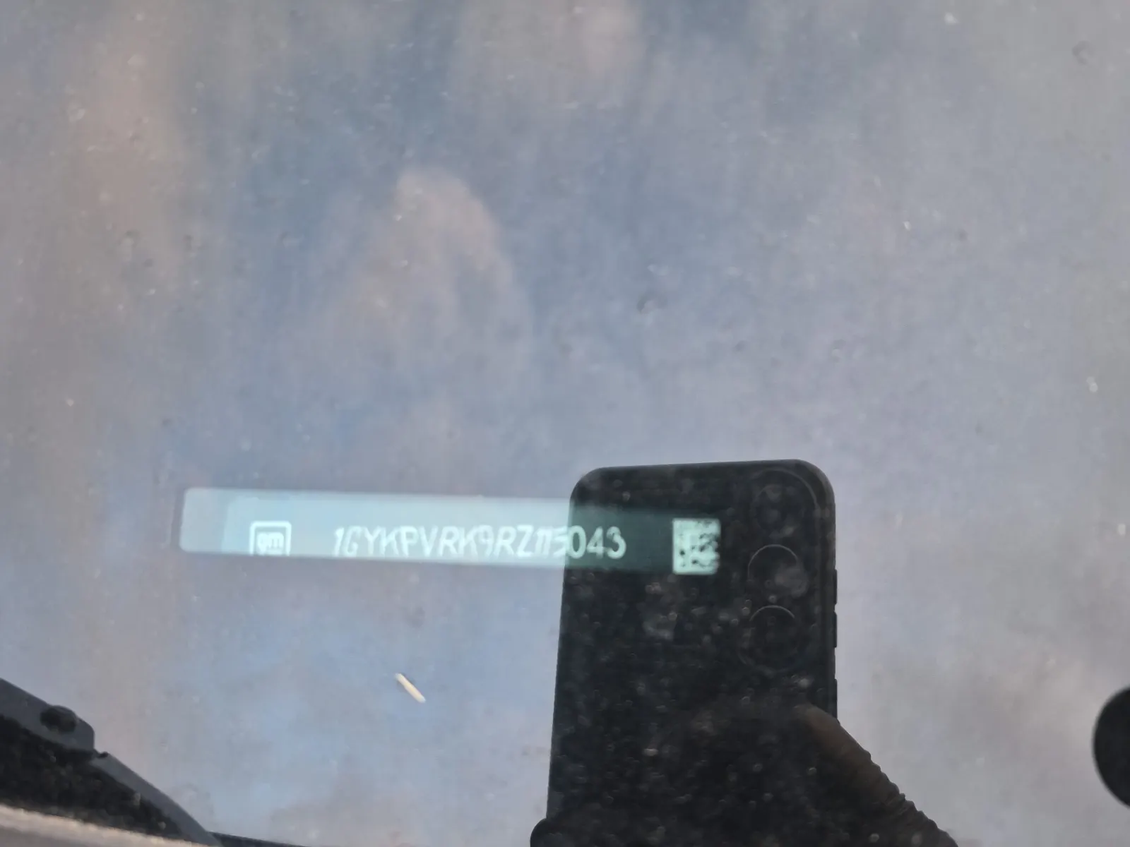 Dash VIN Plate Photo