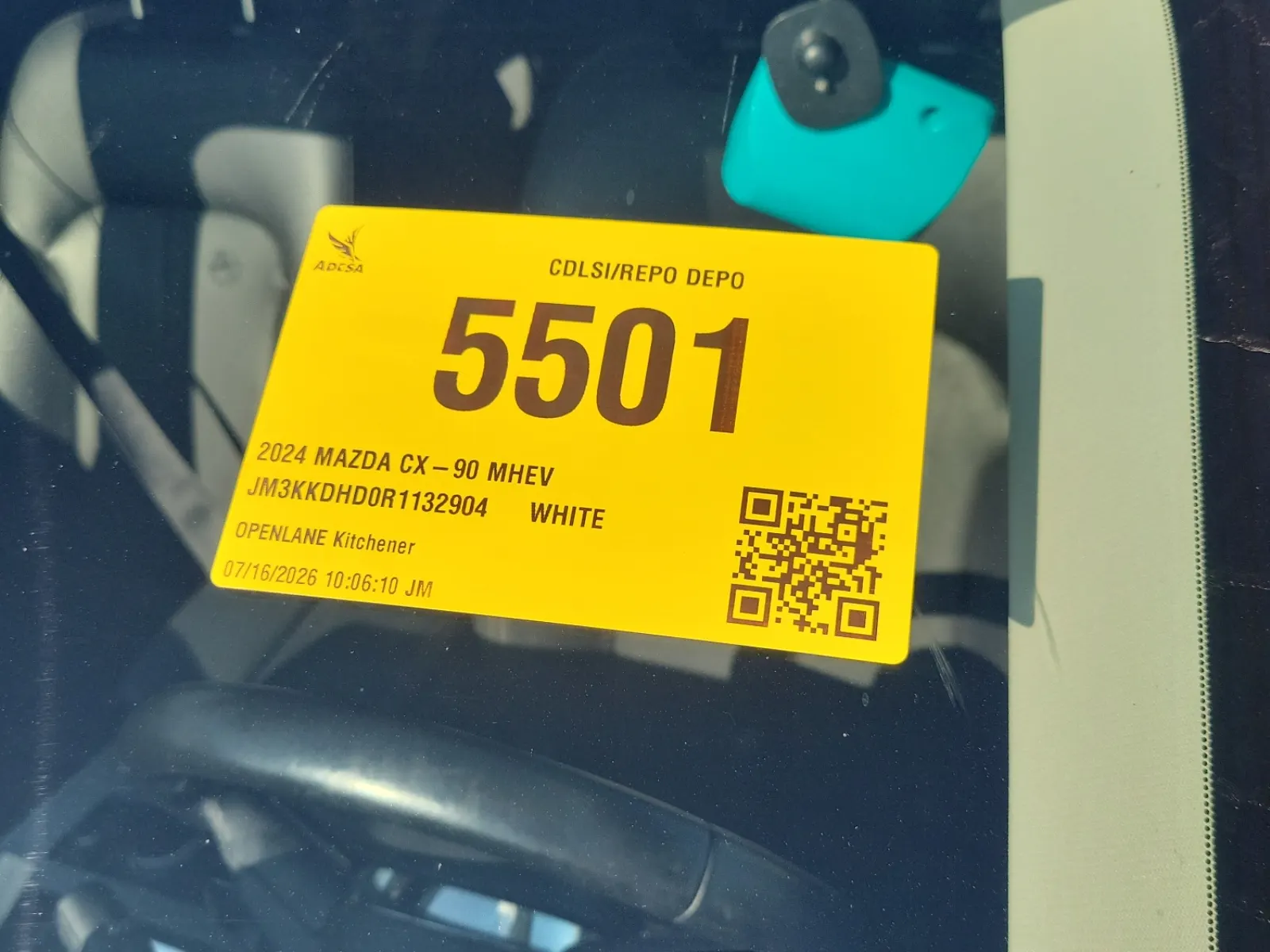 Inventory Label Photo