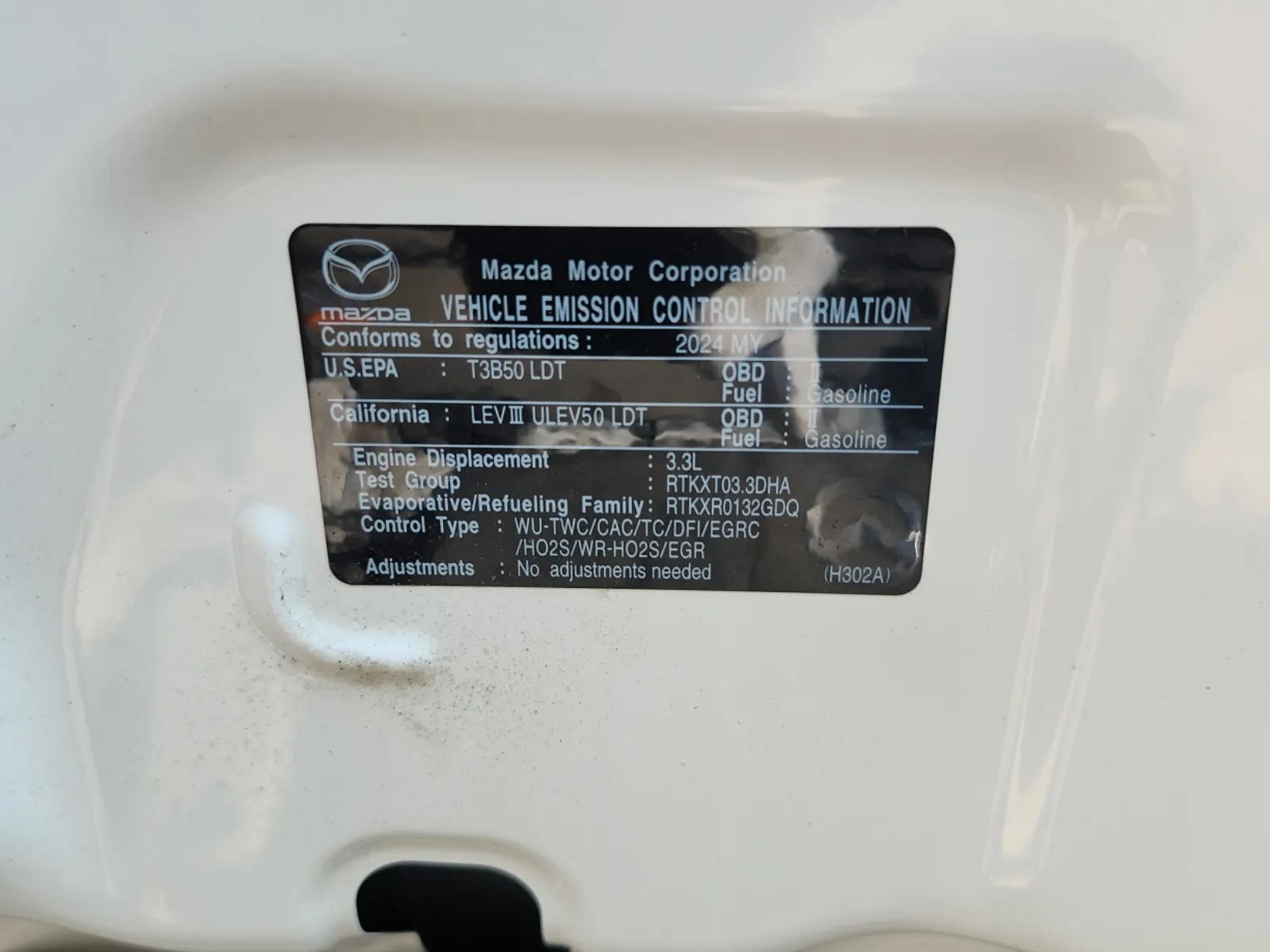 Emission Sticker Photo