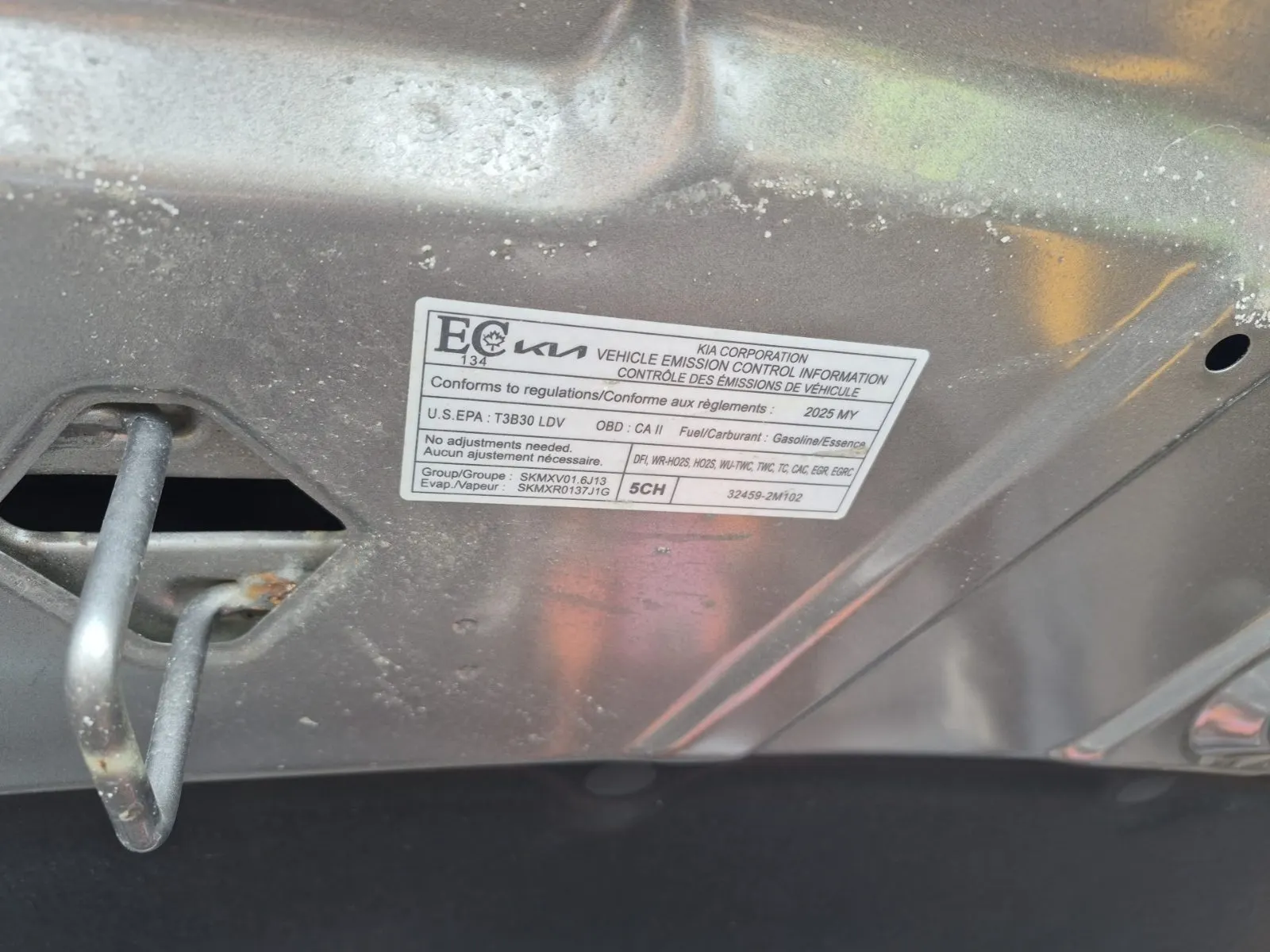 Emission Sticker Photo