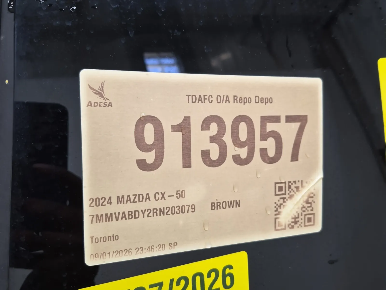 Inventory Label Photo