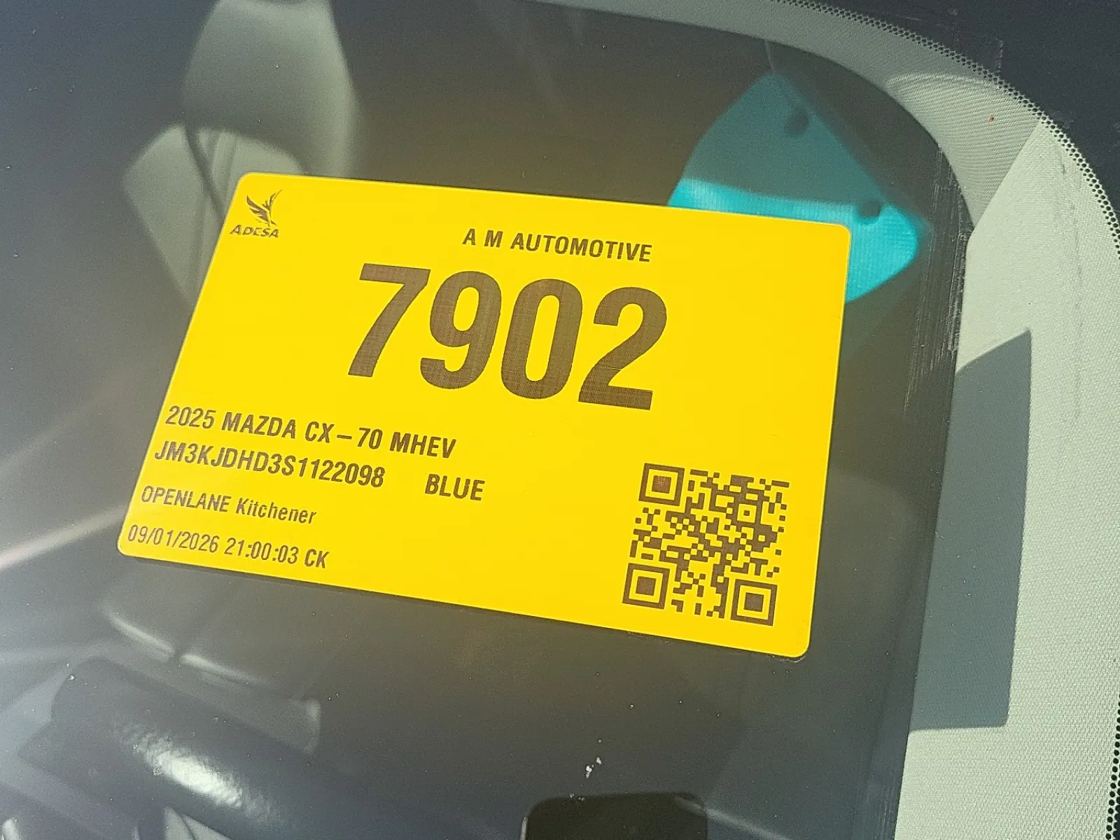 Inventory Label Photo