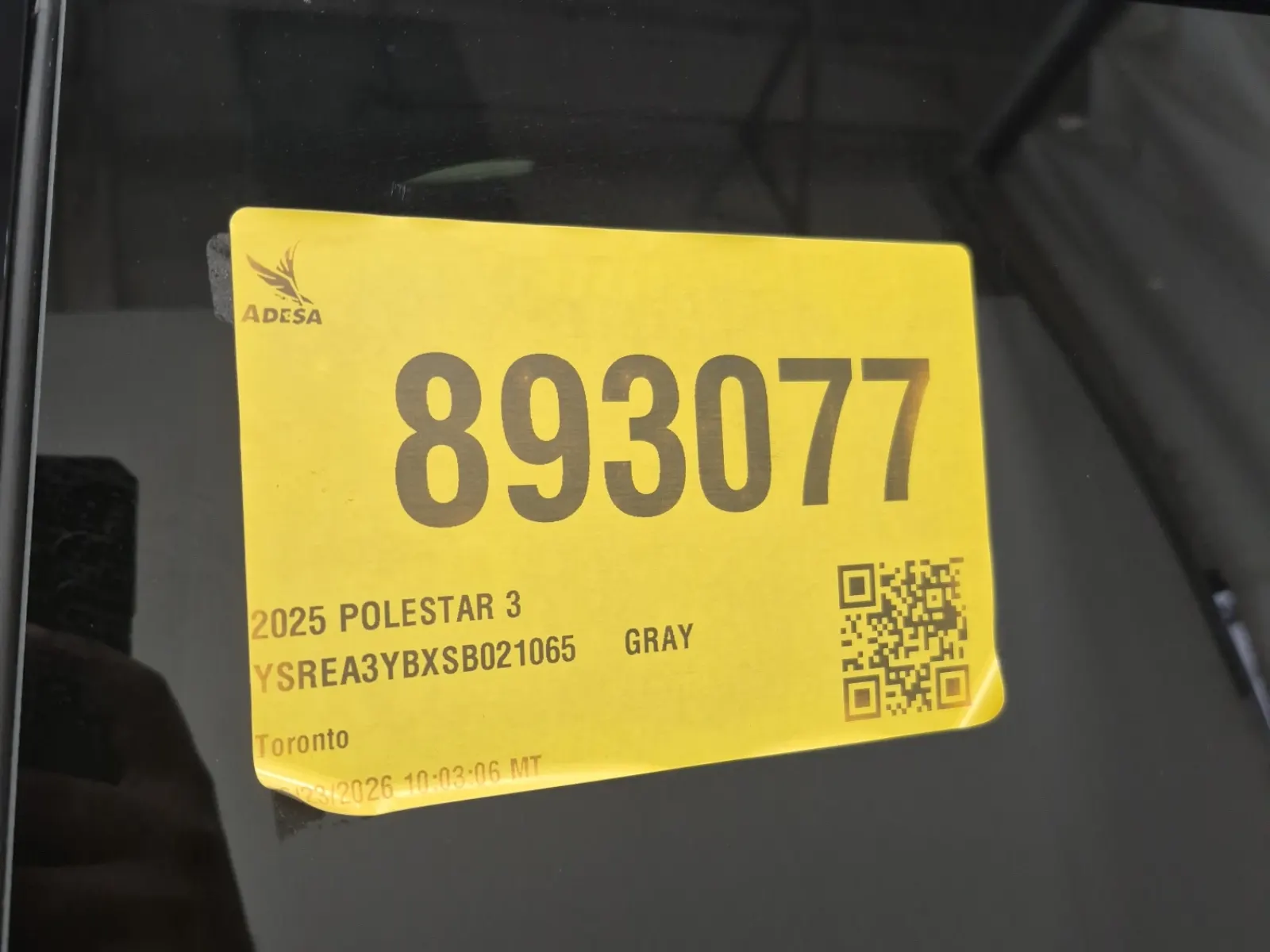Inventory Label Photo