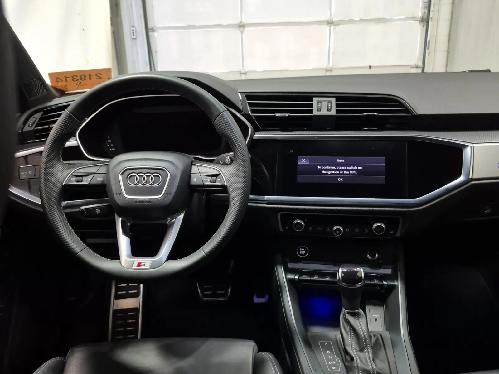 Interior driver side