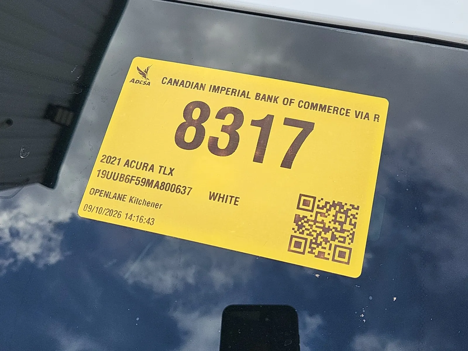 Inventory Label Photo