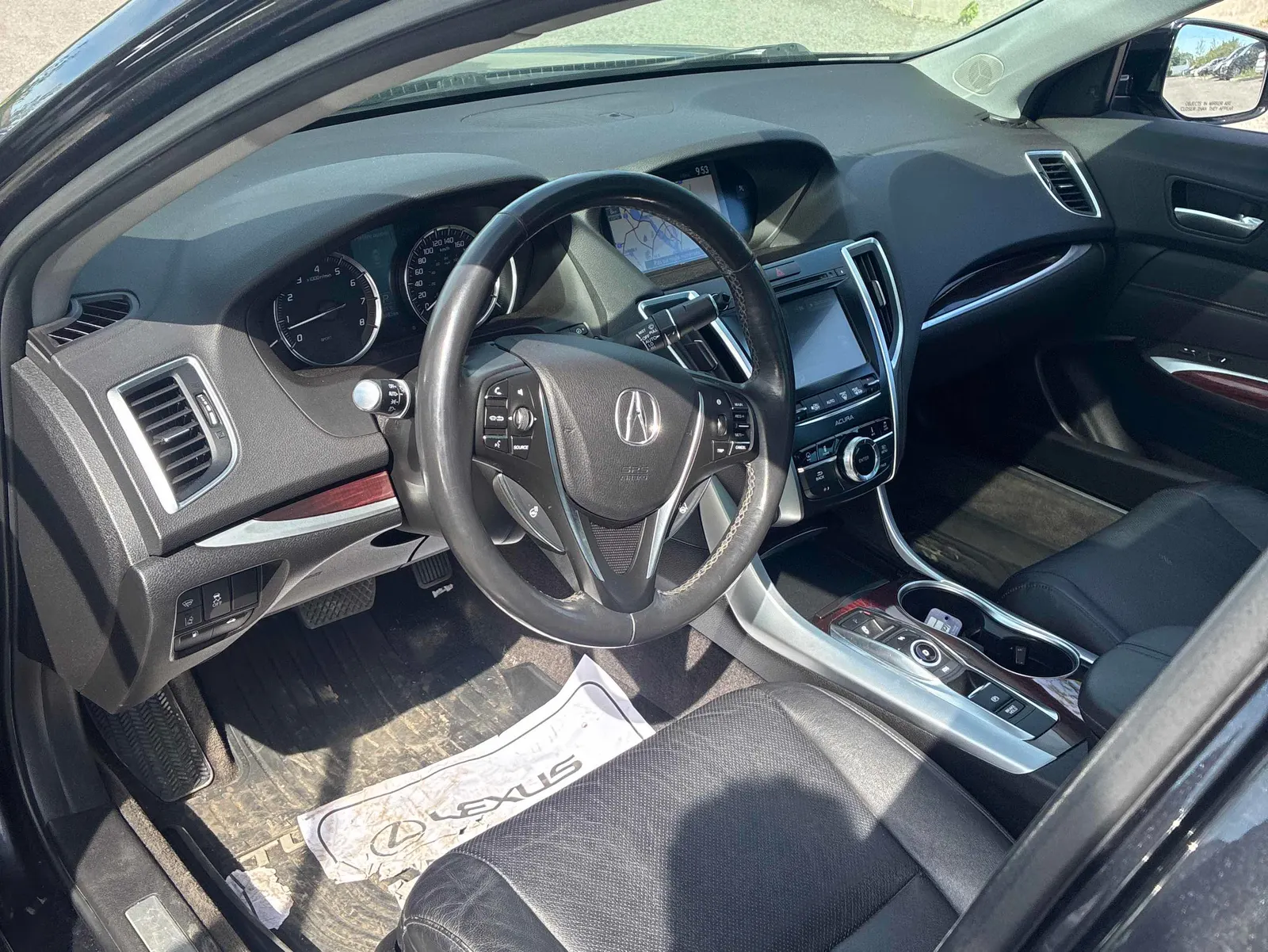 Interior driver side