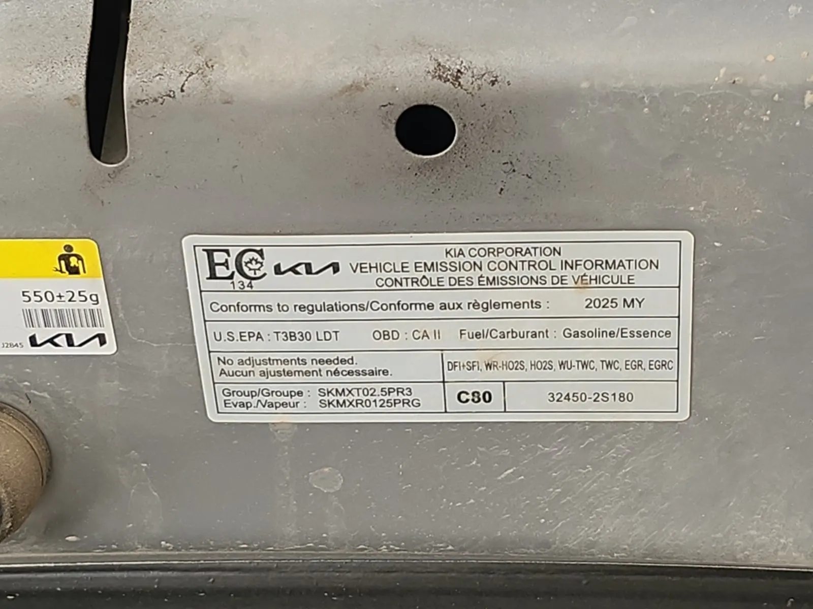 Emission Sticker Photo