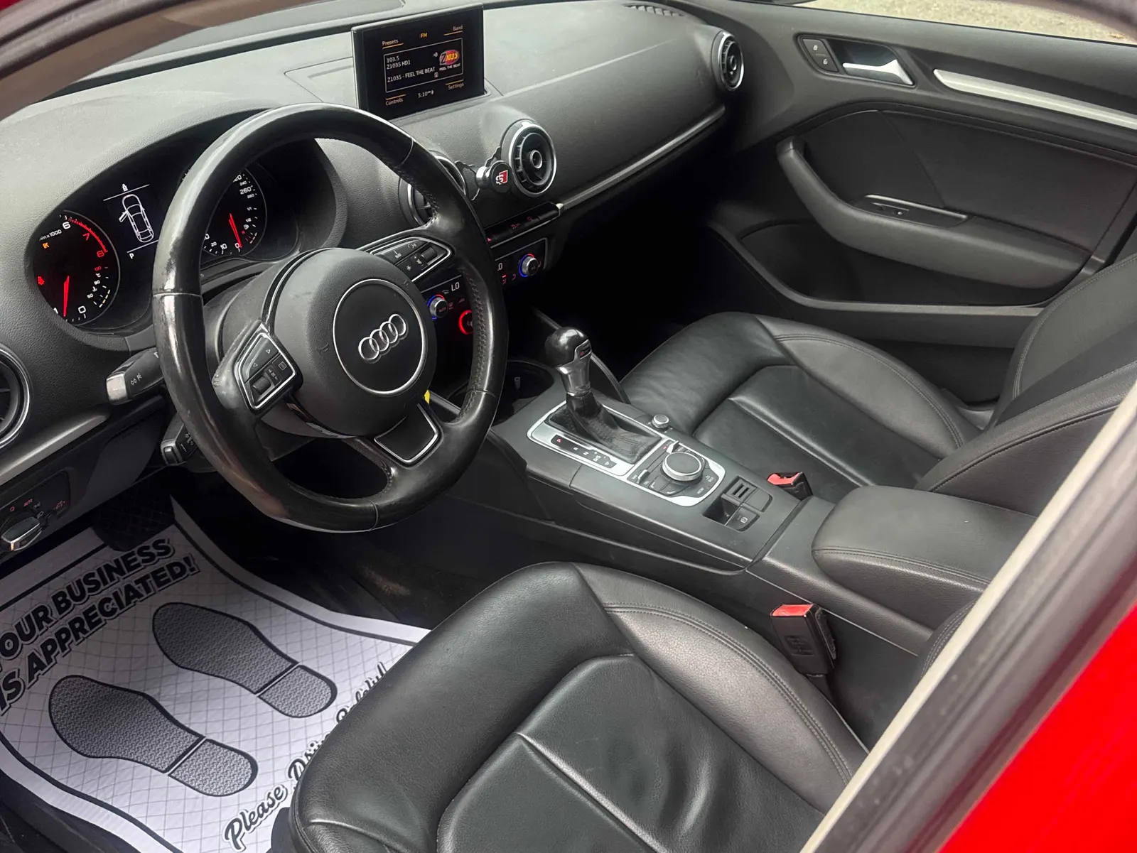 Interior driver side