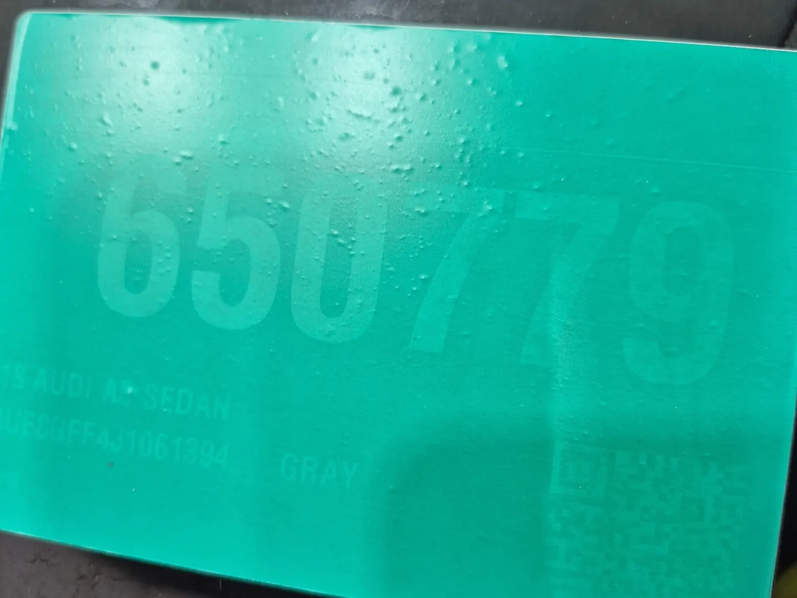 Inventory Label Photo