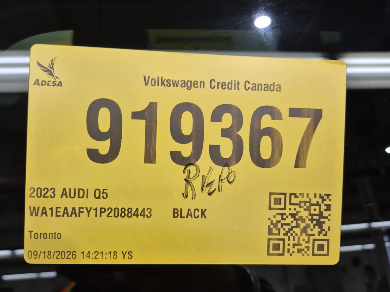 Inventory Label Photo