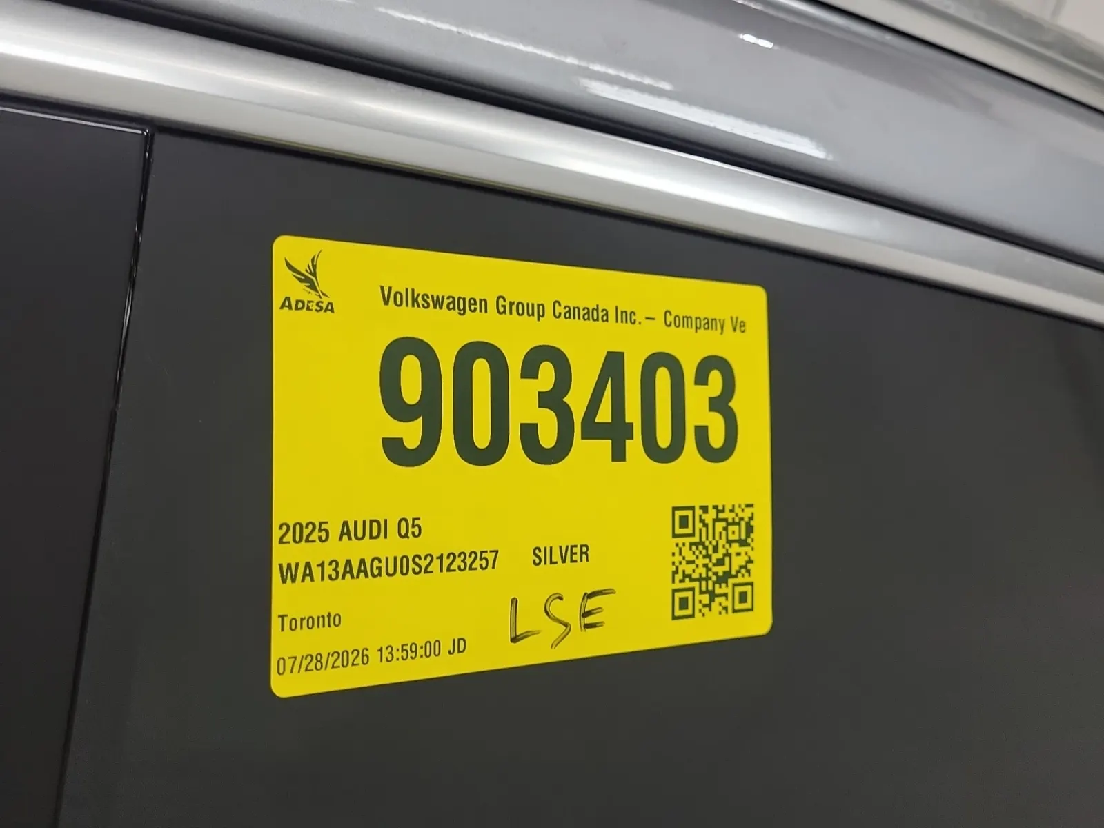 Inventory Label Photo