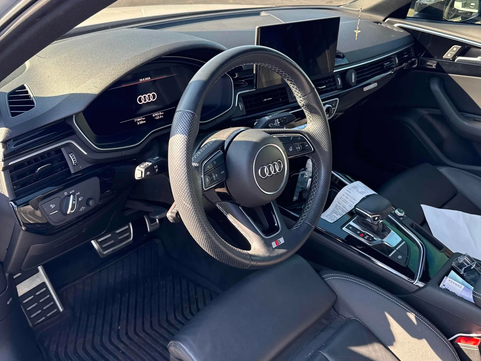 Interior driver side