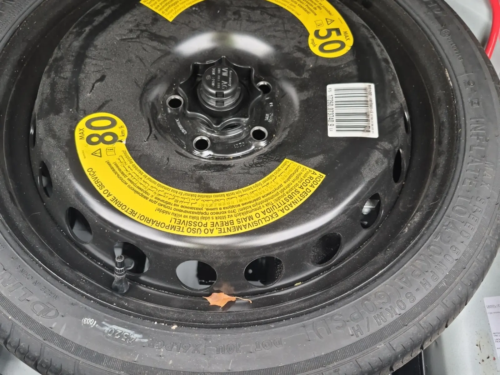 Spare Tire & Wheel Photo