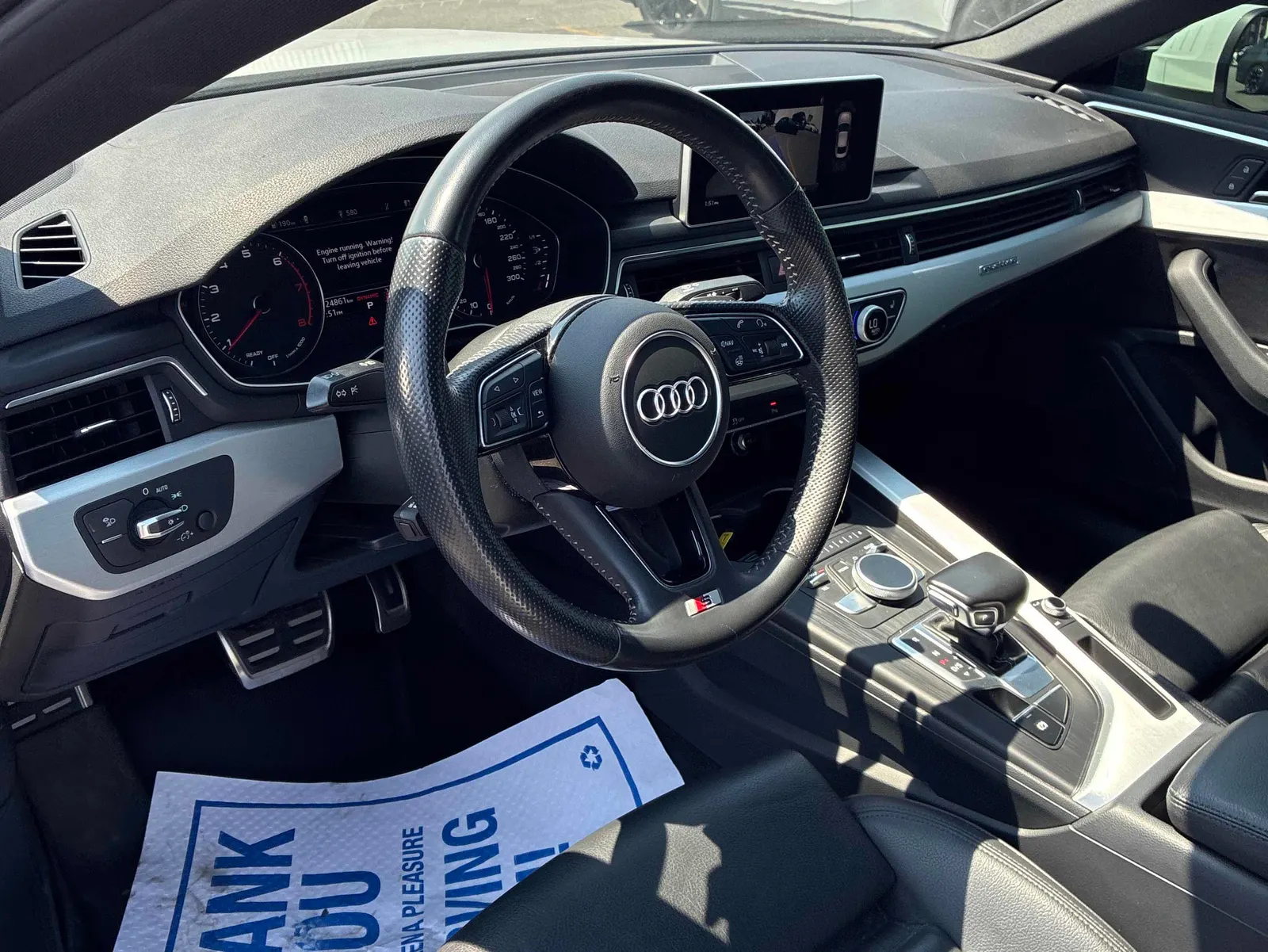 Interior driver side