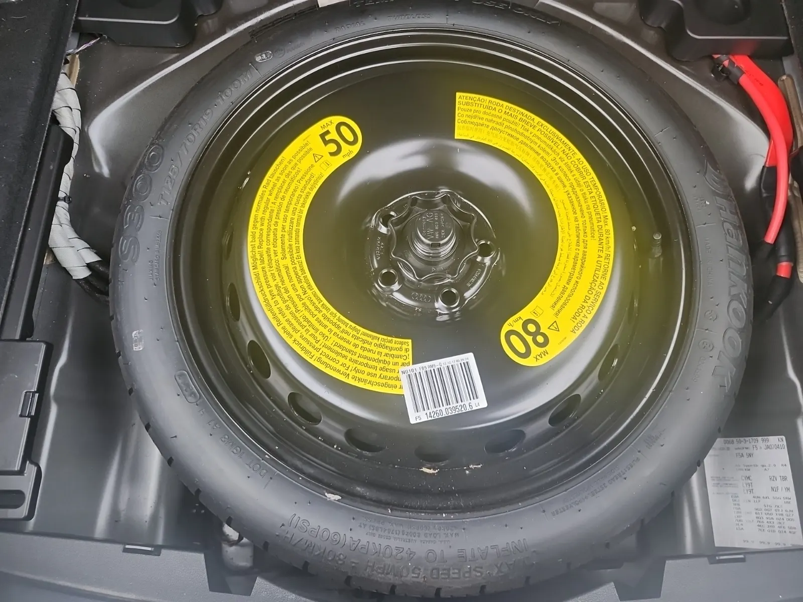 Spare Tire & Wheel Photo
