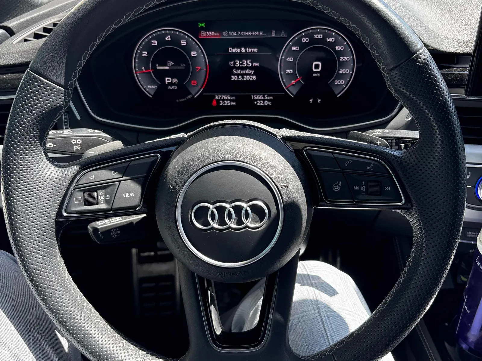Interior driver side