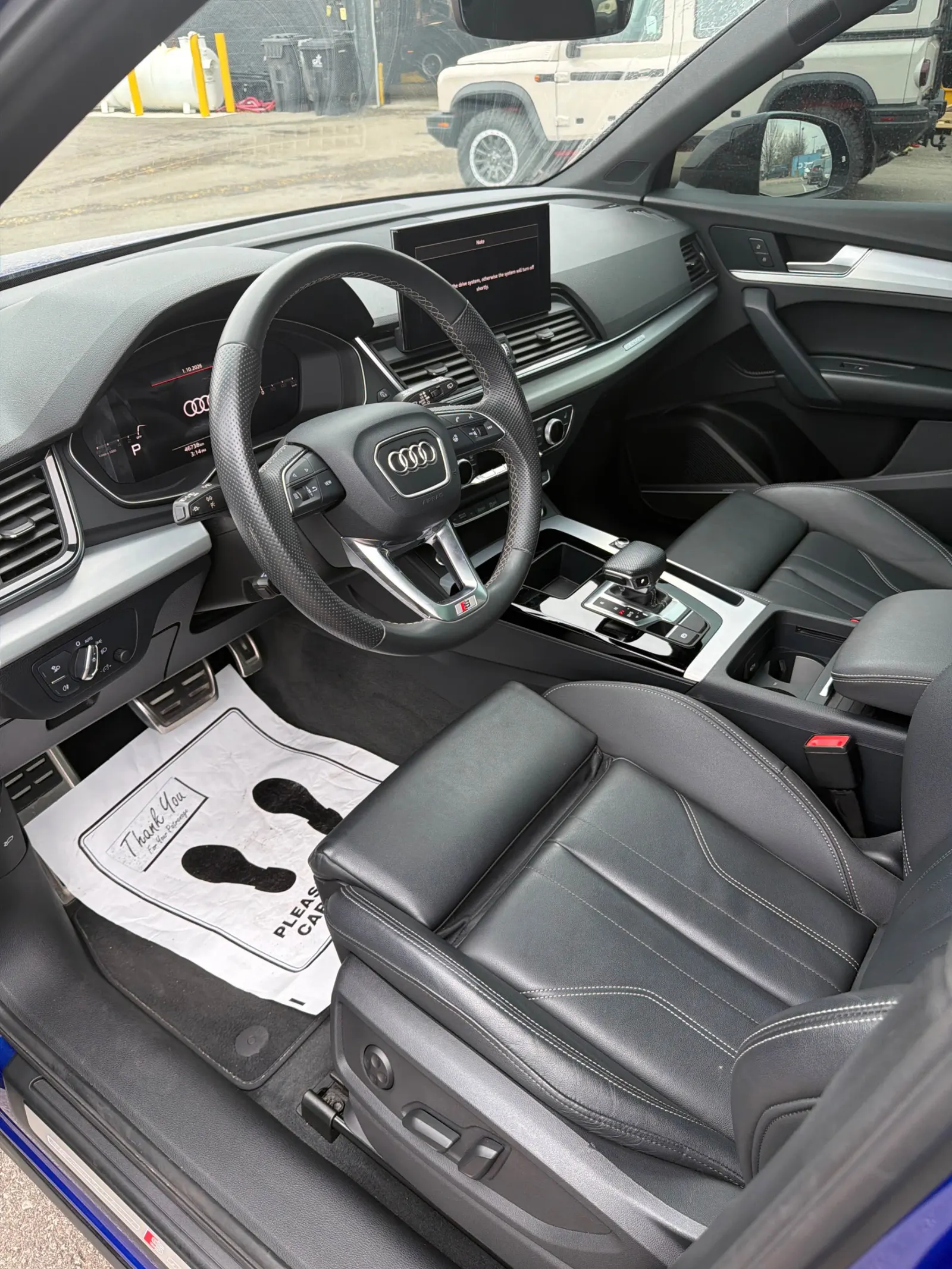 Interior driver side