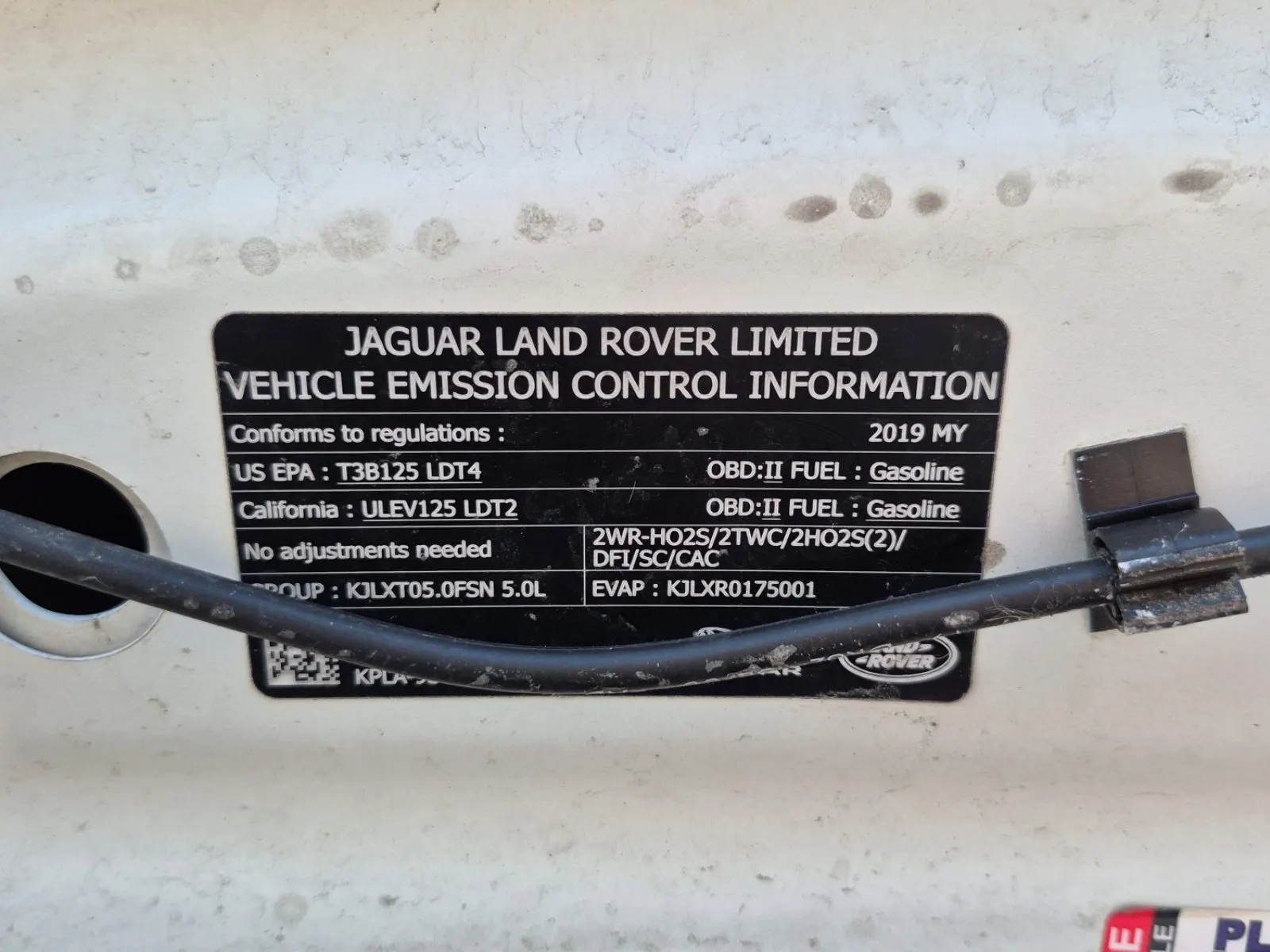 Emission Sticker Photo