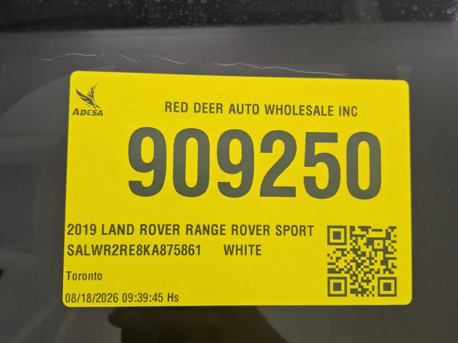 Inventory Label Photo