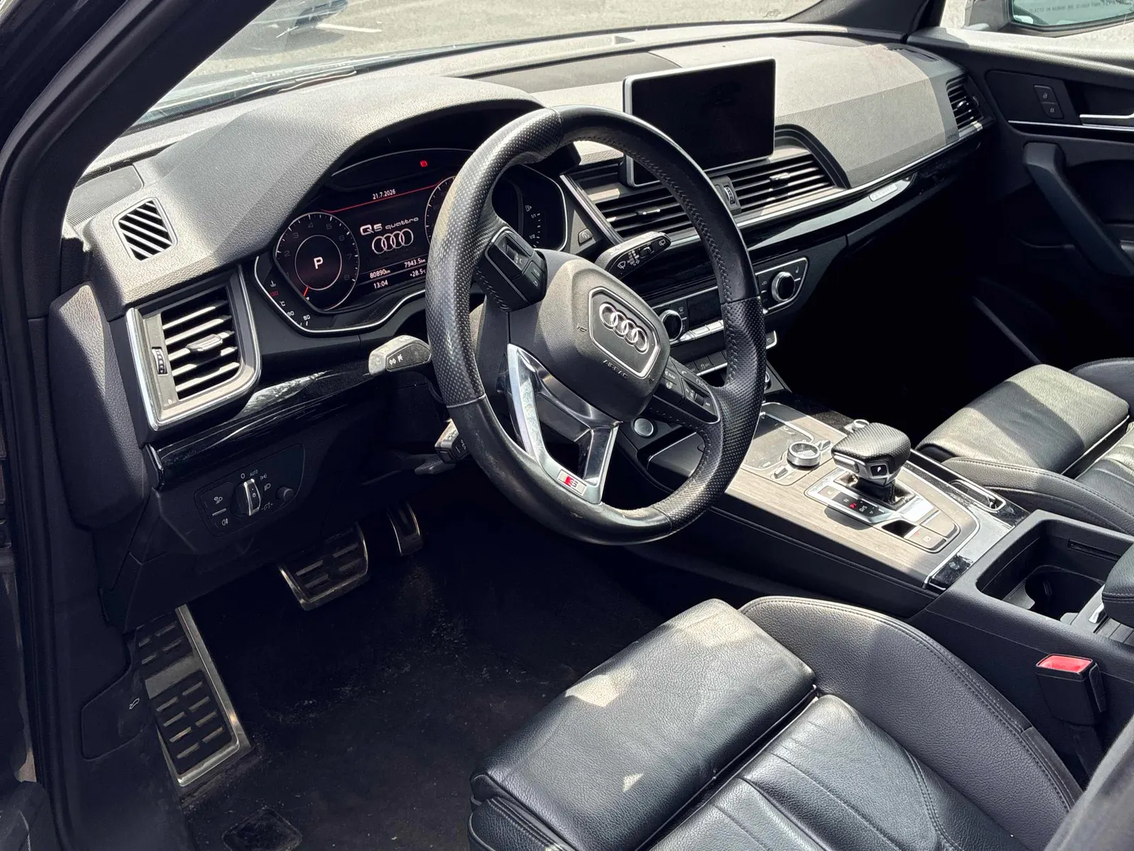 Interior driver side
