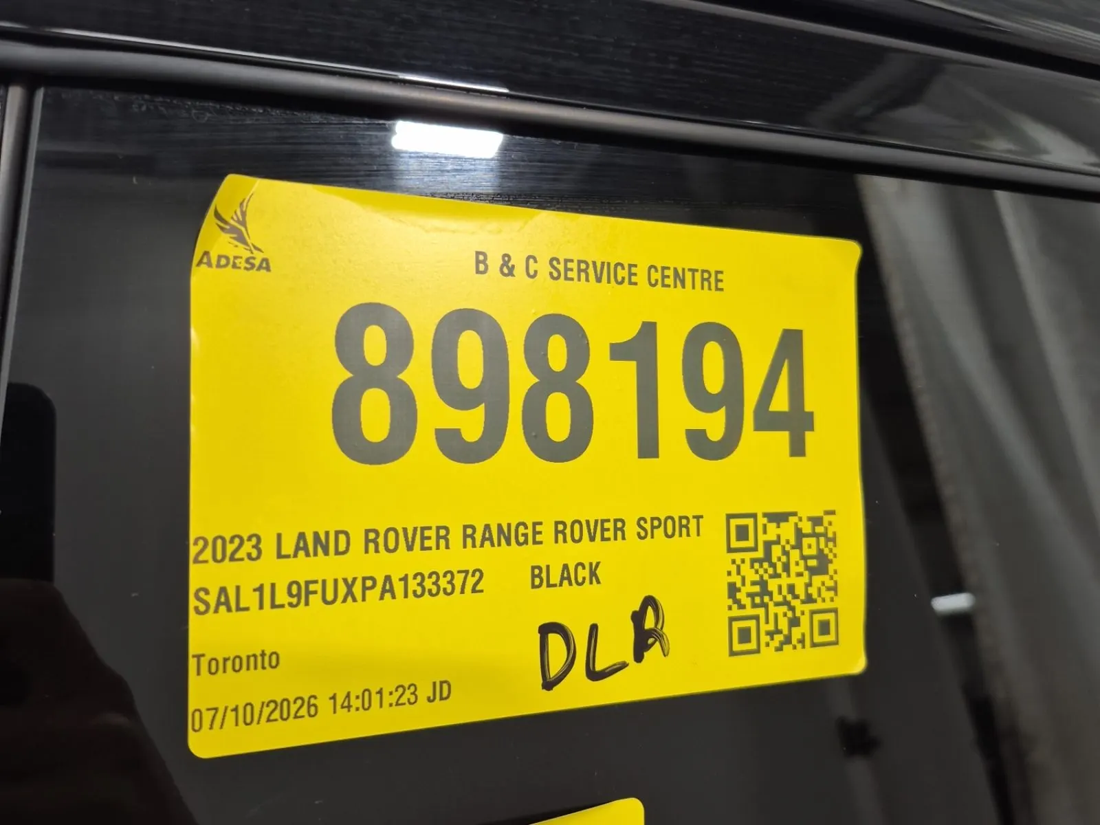 Inventory Label Photo
