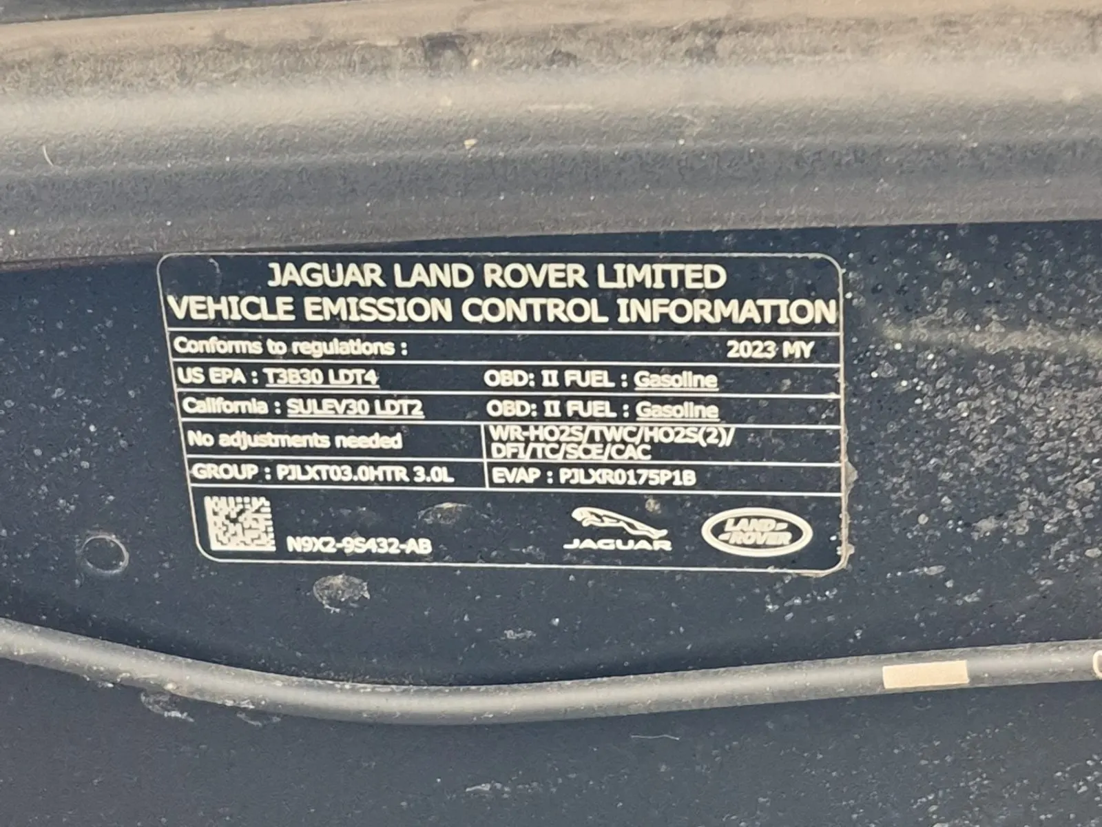 Emission Sticker Photo